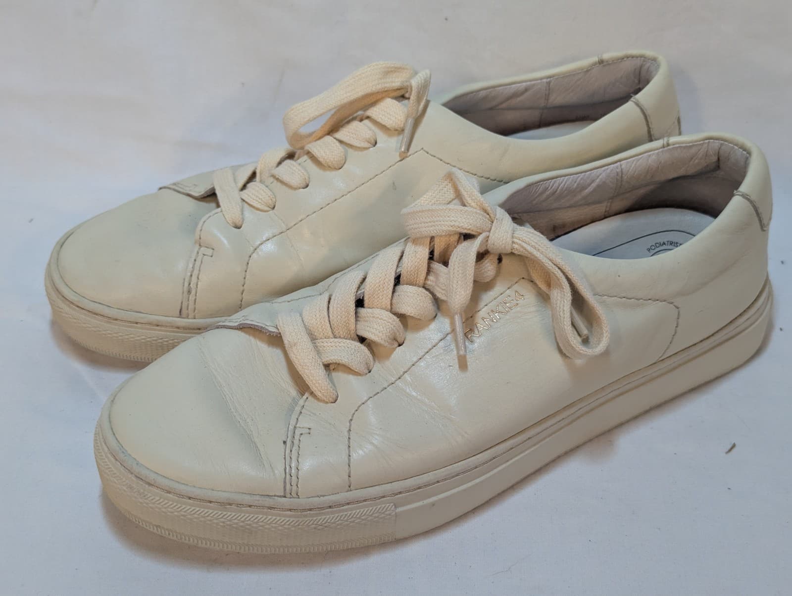 Frankie4 Sneakers Cream Size 10 leather comfort orthotic friendly casual — photo 3 of 10