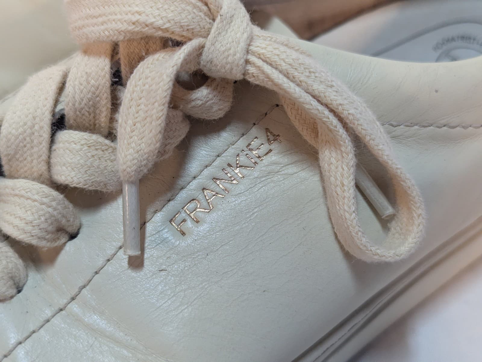 Frankie4 Sneakers Cream Size 10 leather comfort orthotic friendly casual — photo 4 of 10