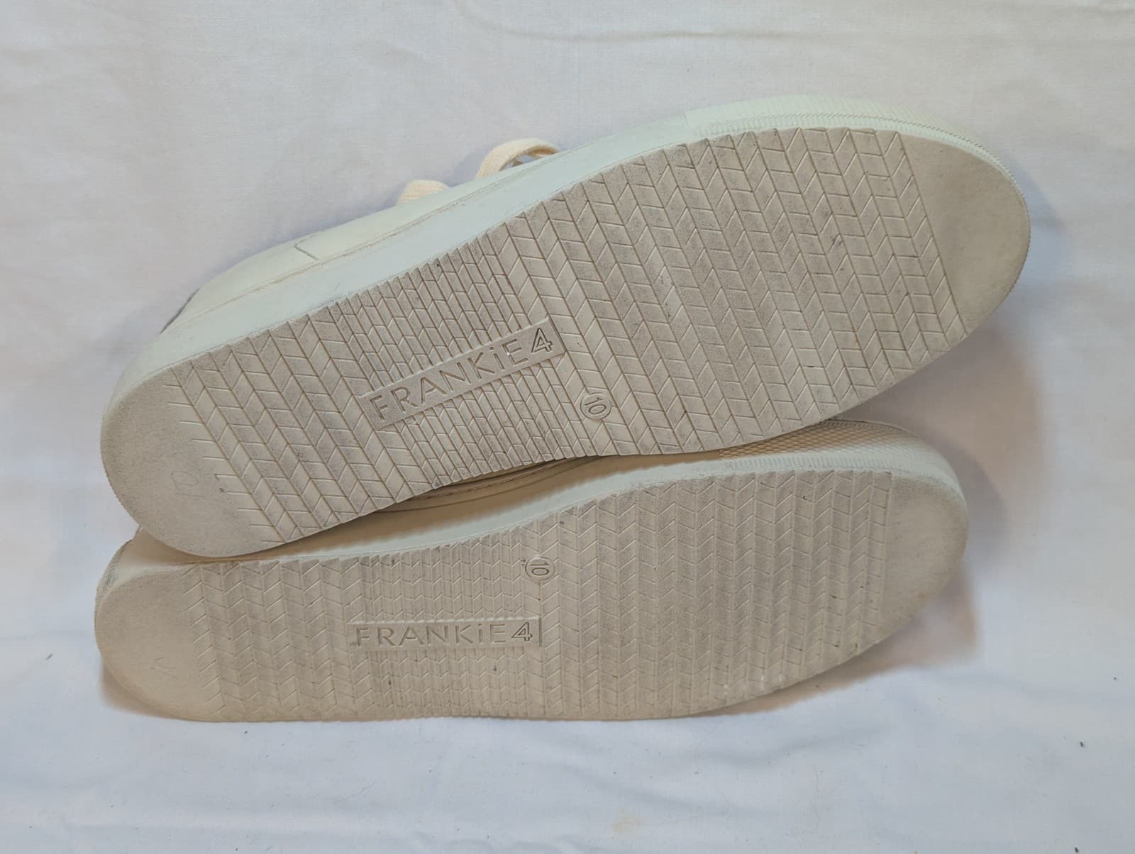Frankie4 Sneakers Cream Size 10 leather comfort orthotic friendly casual — photo 8 of 10