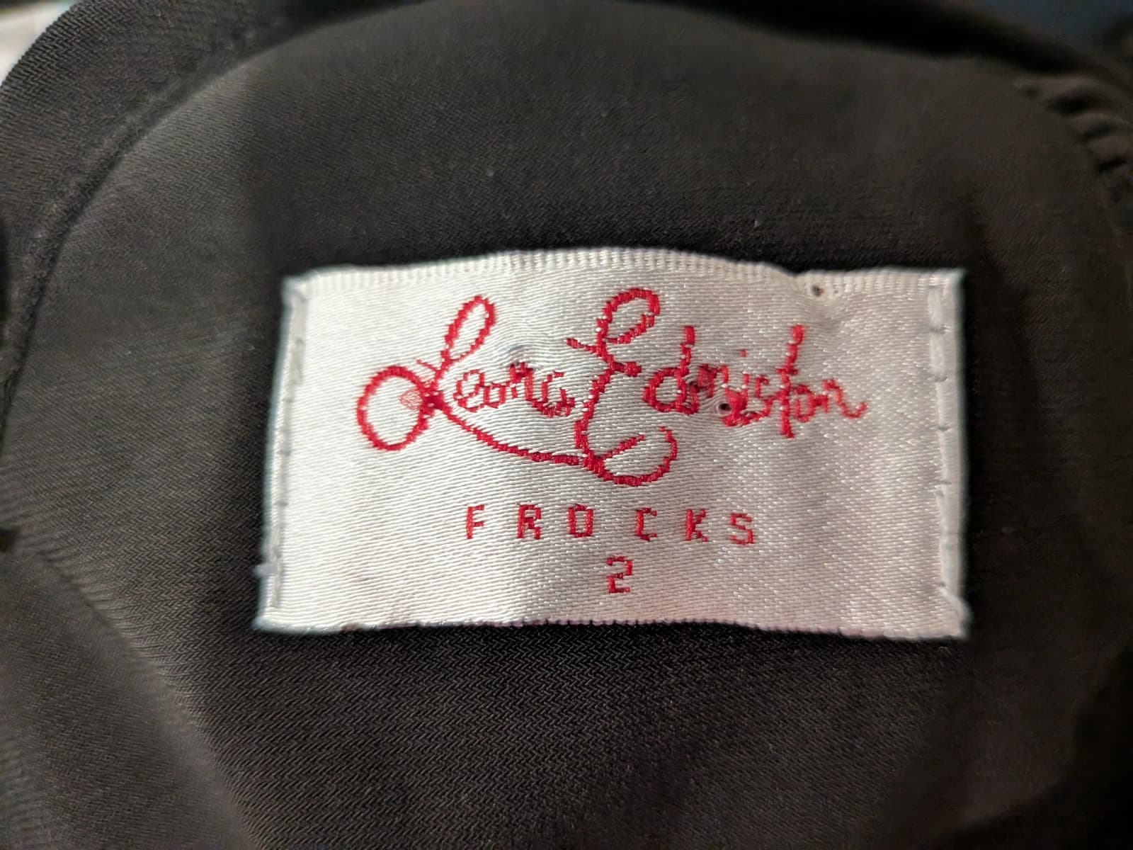 Leona Edmiston Frocks Dress AUS 2 Black Cocktail Wiggle Evening Wedding — photo 11 of 11
