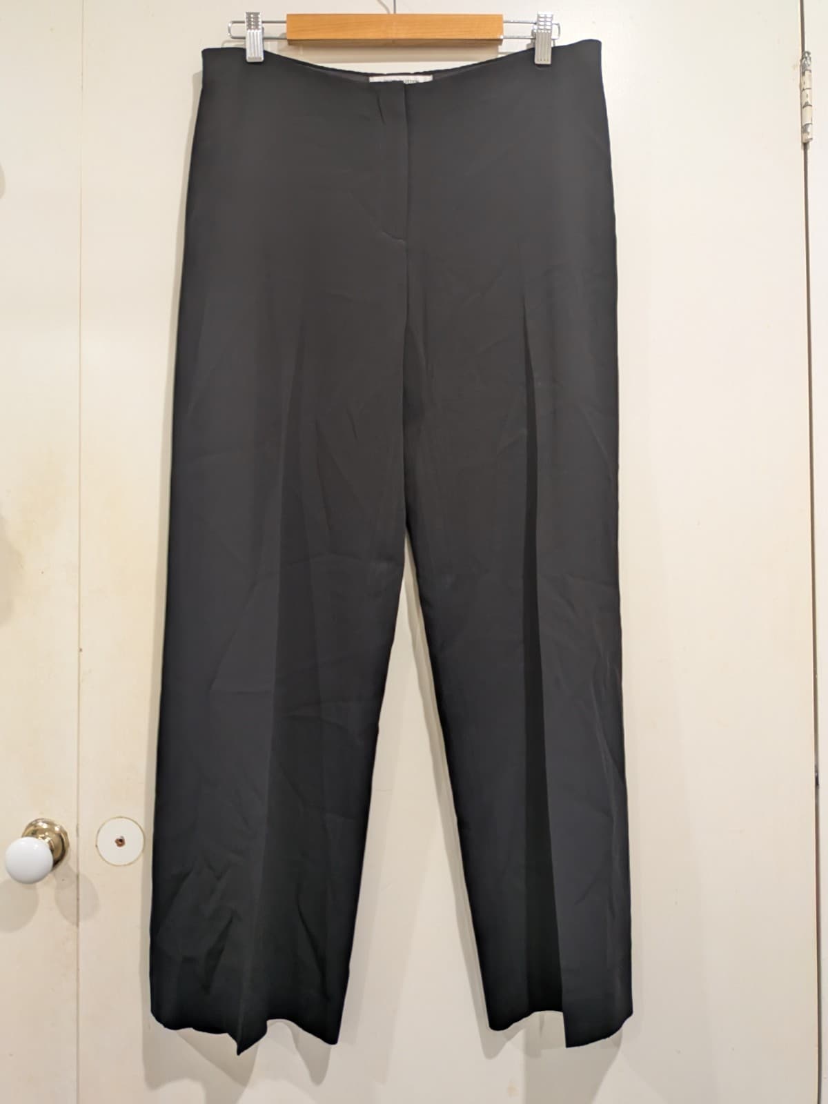 Perri Cutten Pants Size 10 Black Career Work Office Corporate Straight Cut — photo 2 of 10