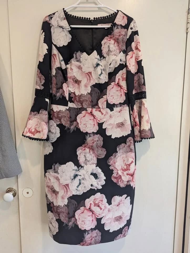 Review Size 8 Dress Skirt Bundle Floral Corporate Workwear Occasion Womens — photo 15 of 20