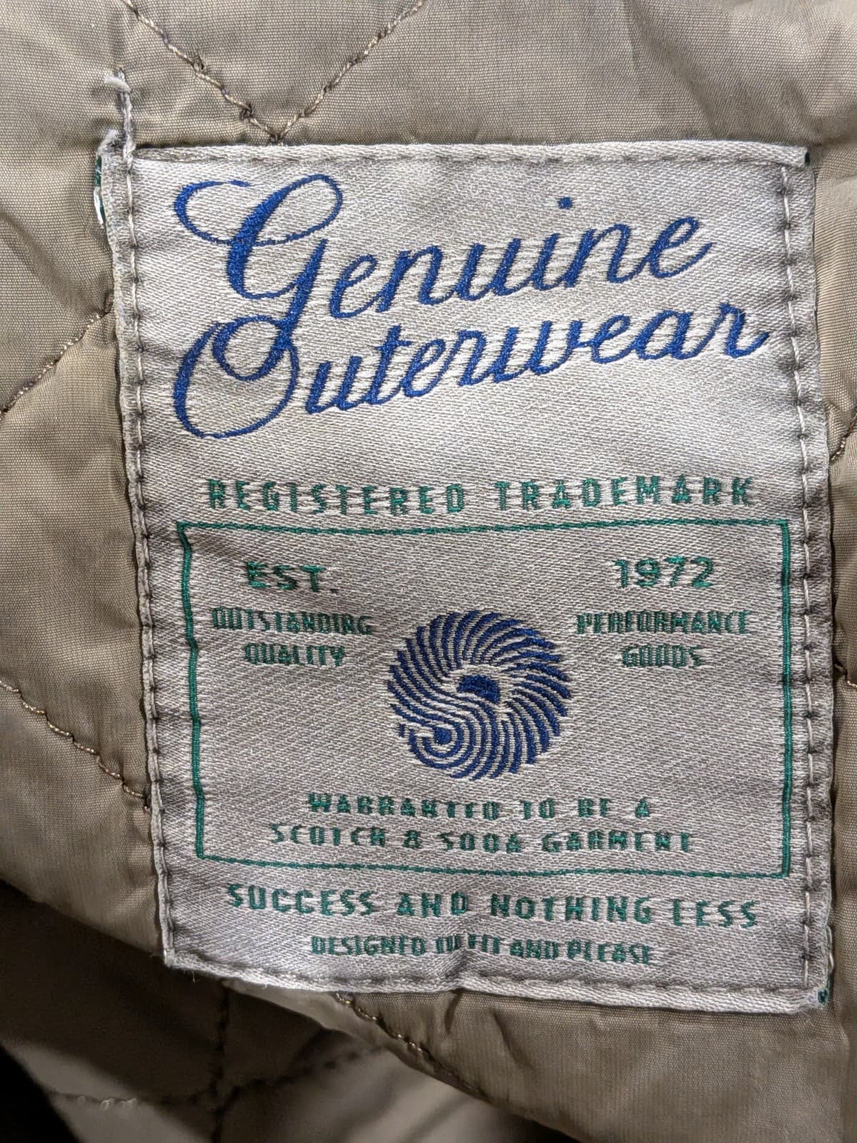 Scotch Soda Military Field Jacket Mens XL Quilted Lined Knit Sleeve Heritage — photo 15 of 16