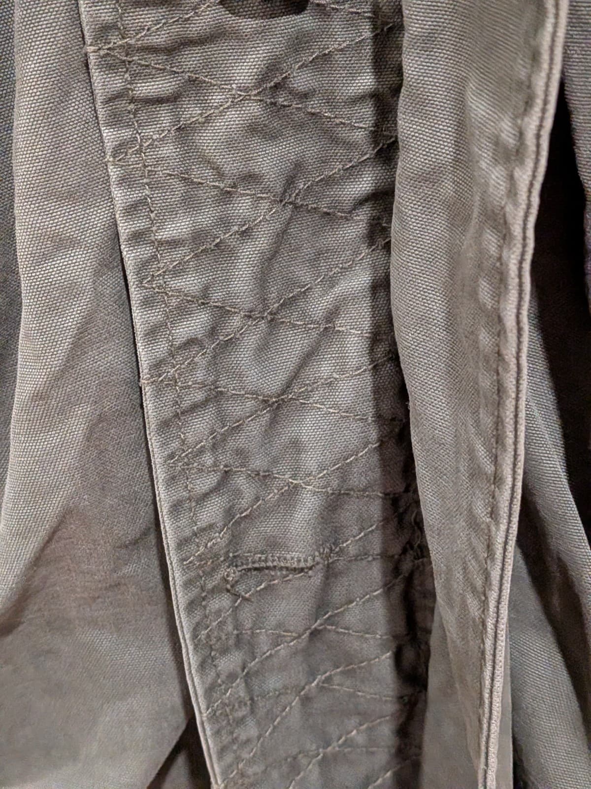 Scotch Soda Military Field Jacket Mens XL Quilted Lined Knit Sleeve Heritage — photo 5 of 16