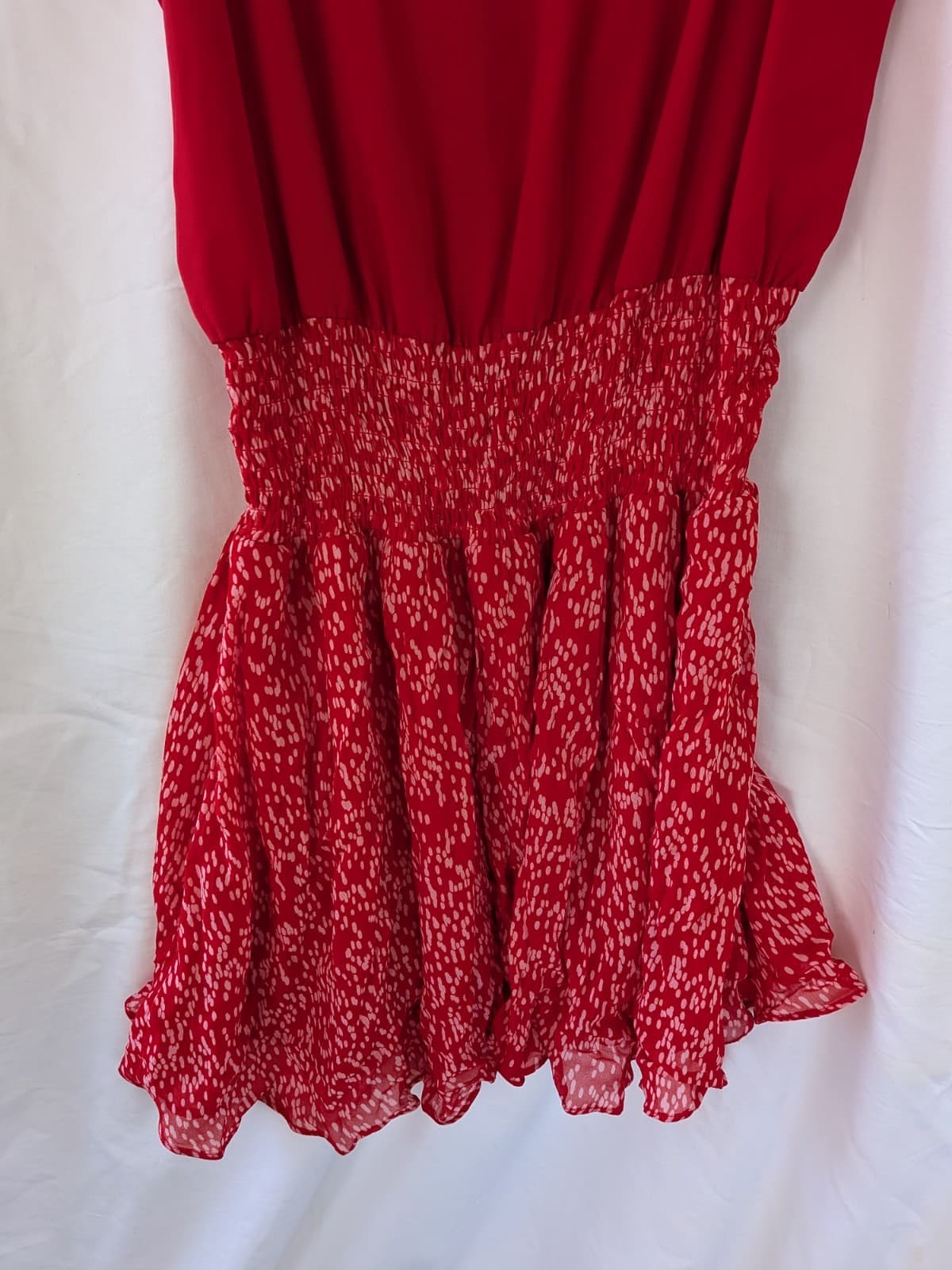 Seed Top Skirt Set Size 14 AU 10 US Red Spot Mini Co Ord Summer Outfit — photo 12 of 15