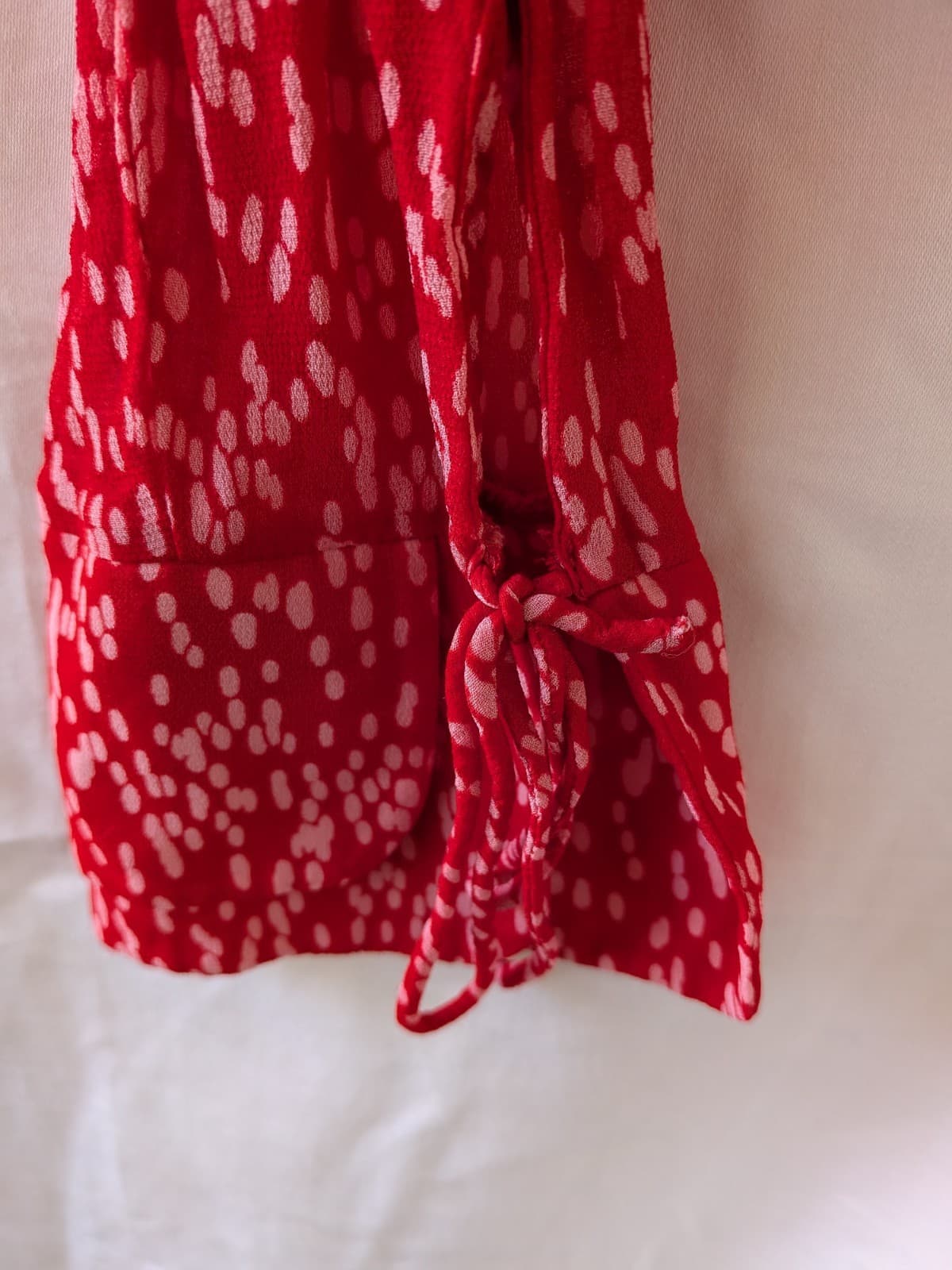 Seed Top Skirt Set Size 14 AU 10 US Red Spot Mini Co Ord Summer Outfit — photo 3 of 15
