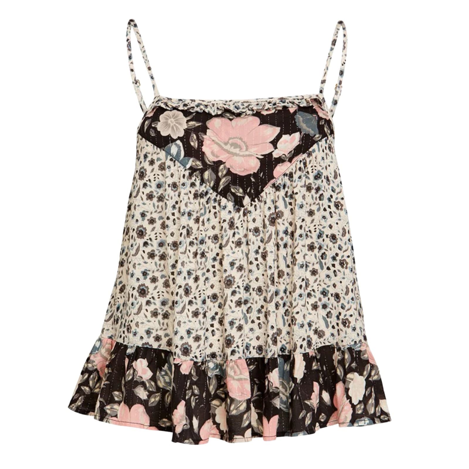 Spell & The Gypsy Winona Cami Coal Floral Boho Top Size XS AUS 6-8 — photo 1 of 9