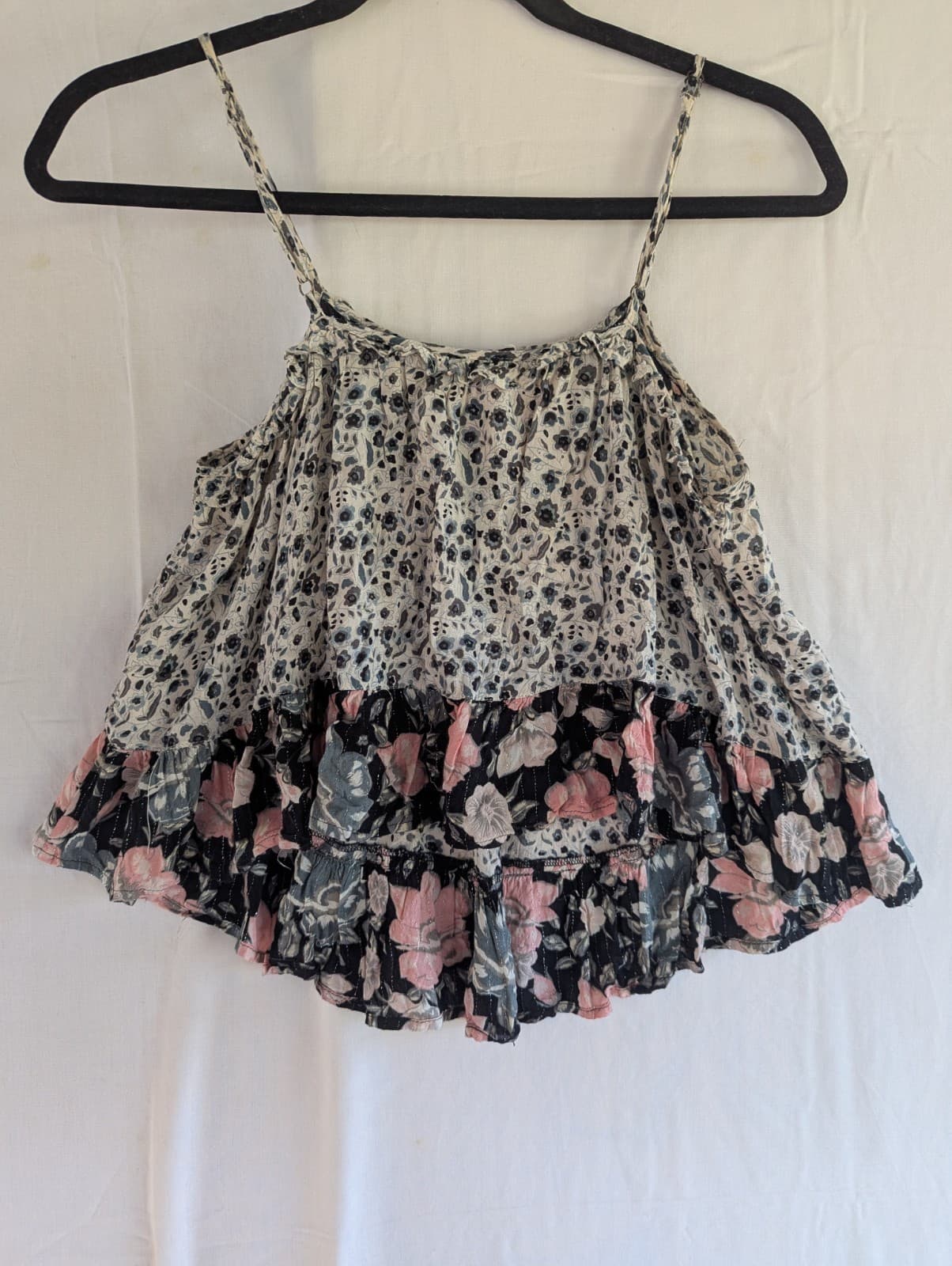 Spell & The Gypsy Winona Cami Coal Floral Boho Top Size XS AUS 6-8 — photo 7 of 9