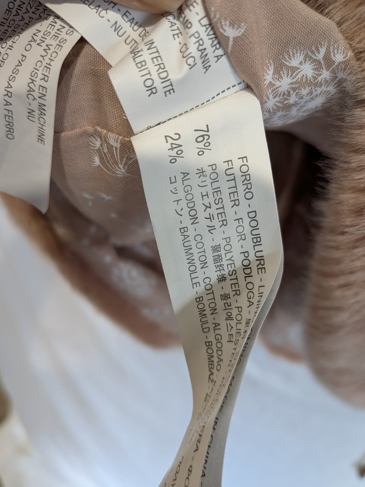 Zara Girls Faux Fur Vest Y2K Boho Tan Sleeveless Jacket Waist Tie Size 13 14 — photo 9 of 10