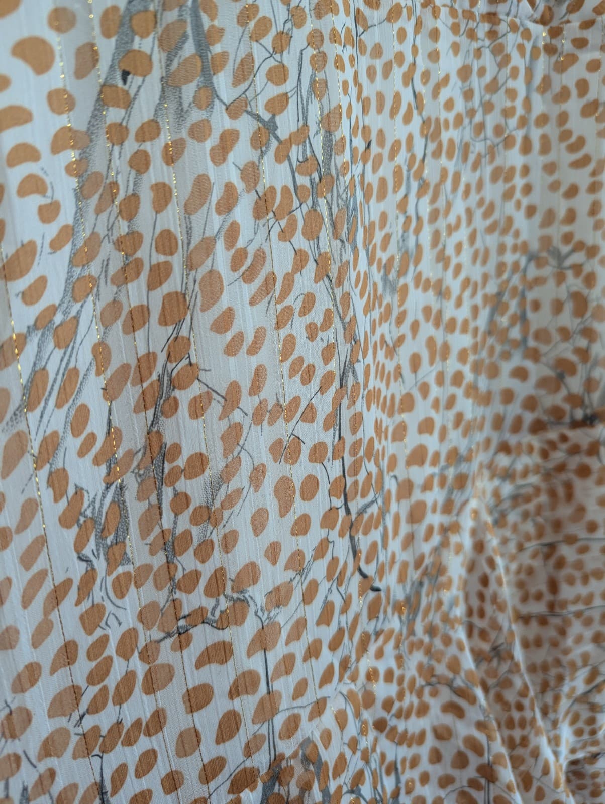Bardot Dress Ruffle Nude Tan Cocktail Wedding Boho Festival NWT Size Aus 12 — photo 5 of 9