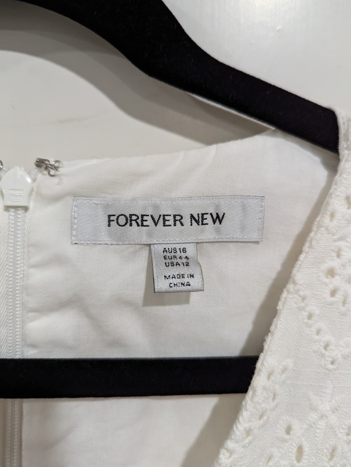 Forever New Playsuit Plus Size Aus 16 Us 14 White Linen Cotton Belted Shorts — photo 5 of 8