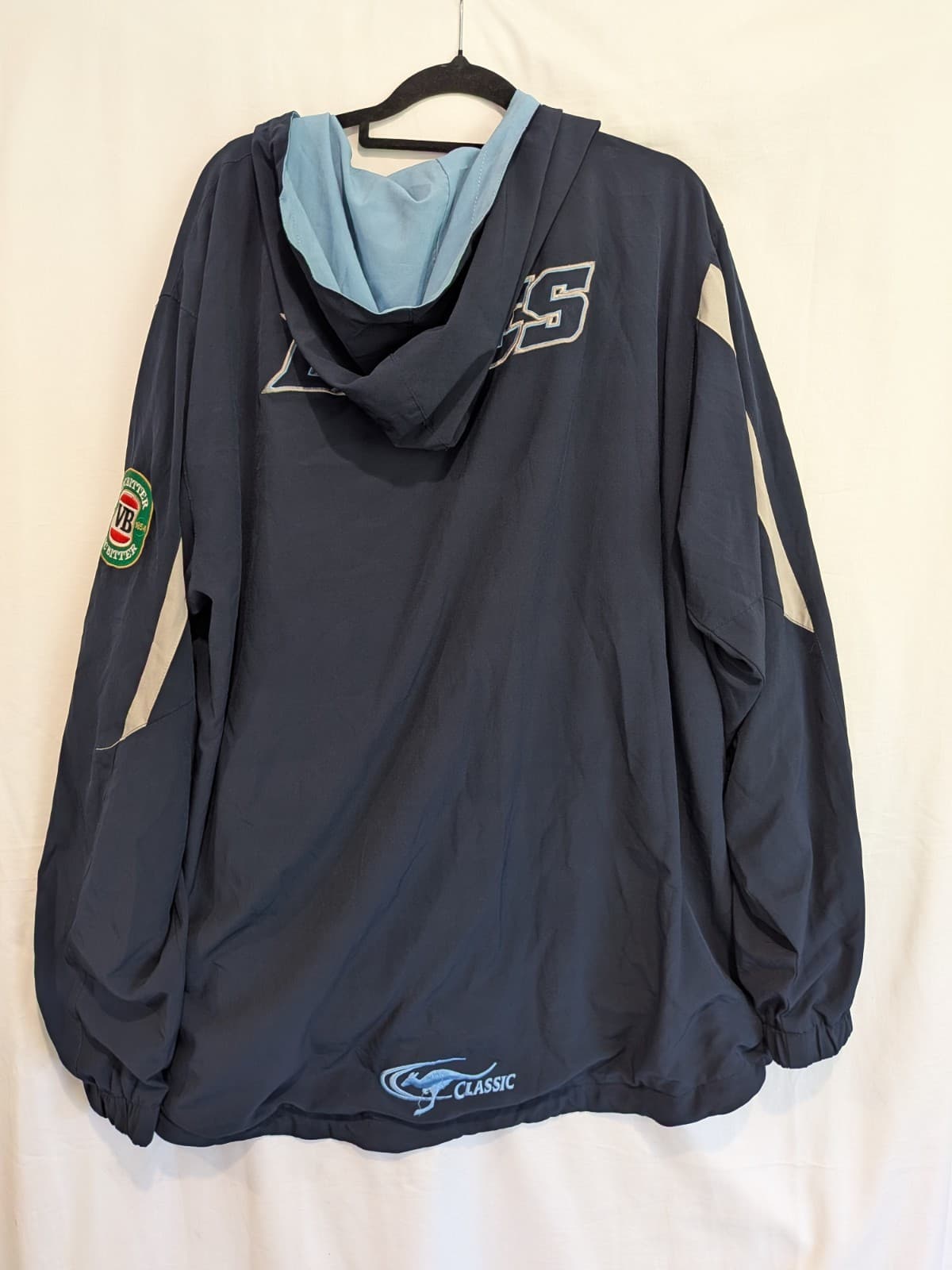 NSW Blues State Of Origin Jacket 2XL Vintage VB Holden Rugby League Hooded Coat — photo 14 of 17