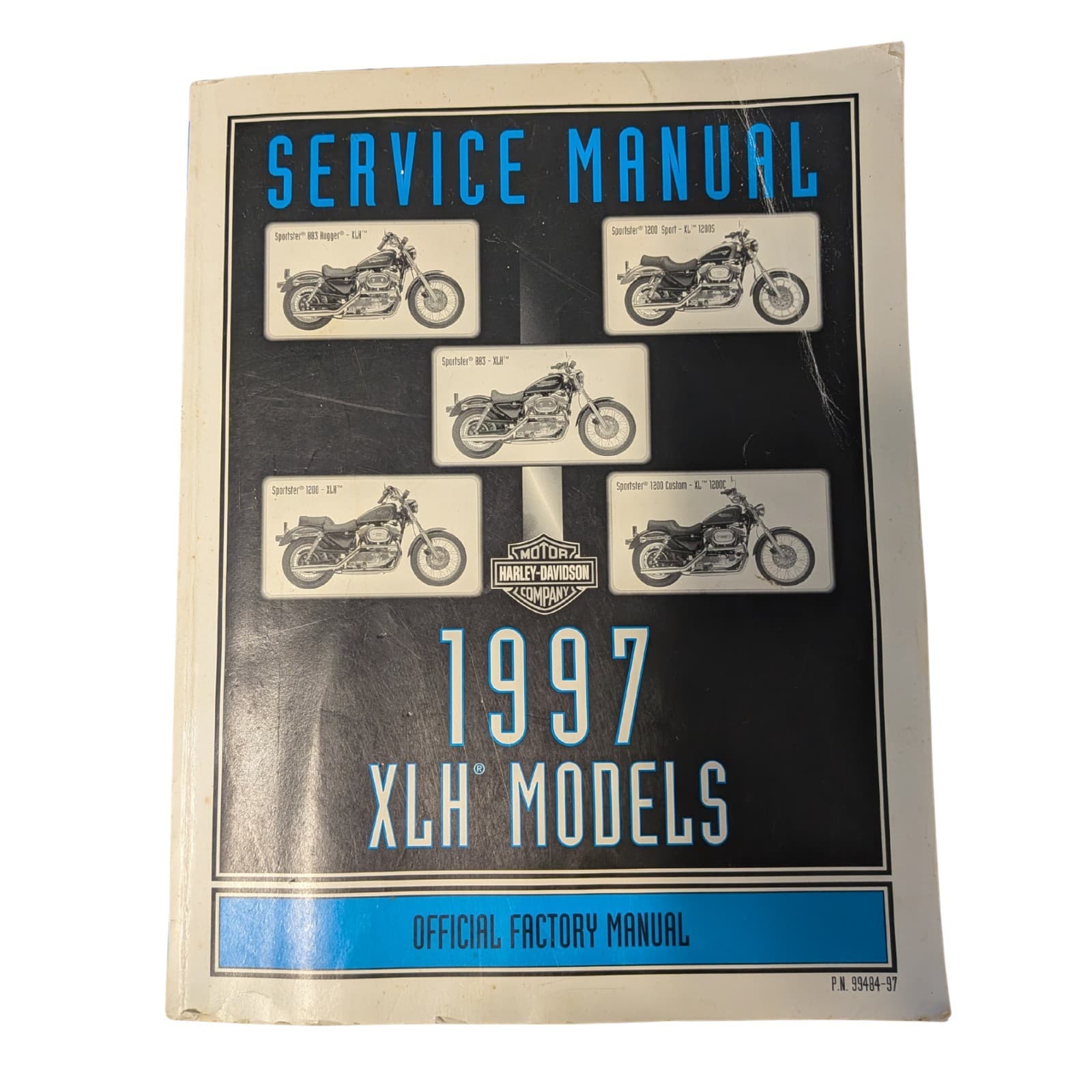 Harley Davidson 1997 XLH Models Factory Service Manual Sportster Motorbike — photo 1 of 13