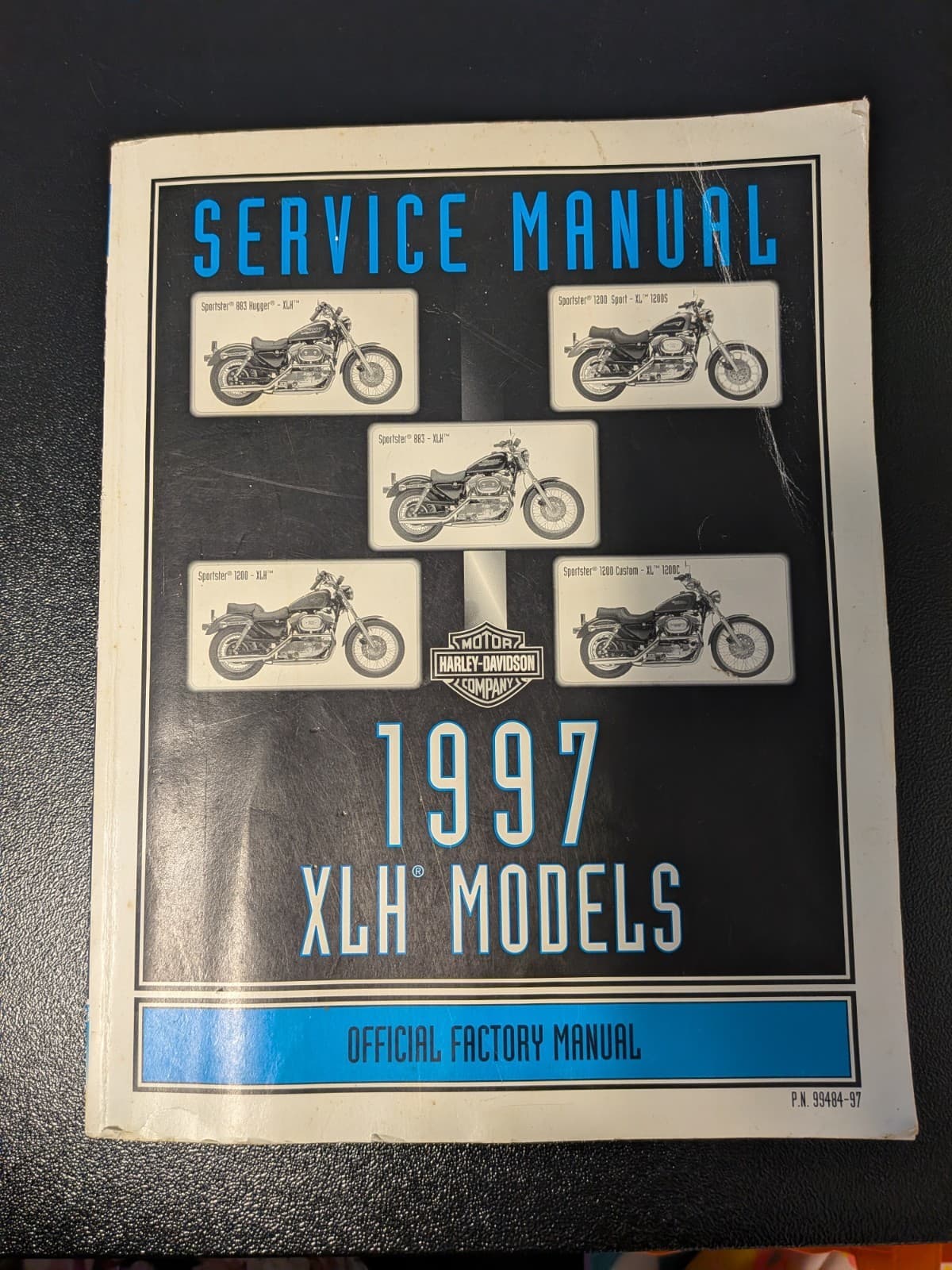 Harley Davidson 1997 XLH Models Factory Service Manual Sportster Motorbike — photo 2 of 13