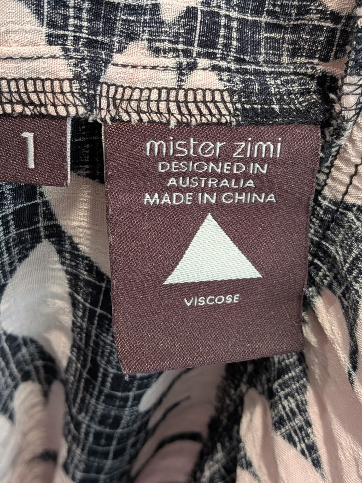 Mister Zimi Dress Size AUS 10 US 6 Pink Floral Tiered Midi Boho Smock Dress — photo 8 of 10