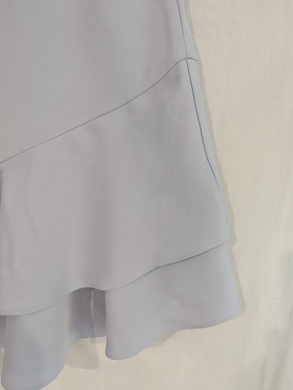 Calli Dress Plus Size Aus 16 US 12 Grey Sleeveless Ruffle Hem Mini Shift Layered — photo 4 of 9