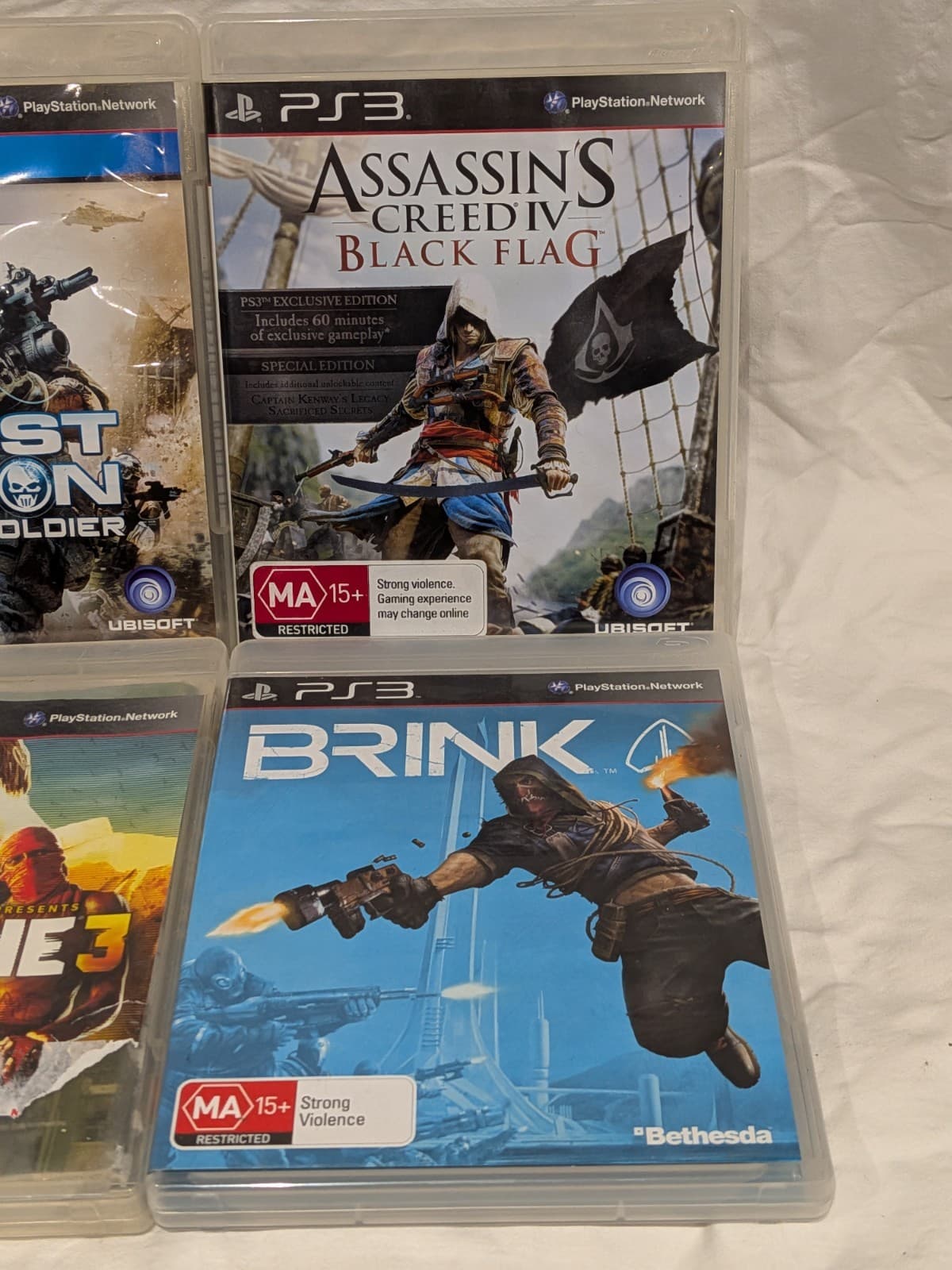 PS3 Game Bundle x6 Assassin's Creed Black Flag COD Max Payne Ghost Recon PAL — photo 7 of 18