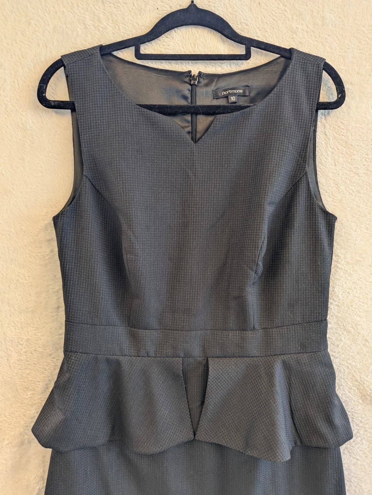Portmans Dress Bundle Size 10 AUS 6 US Workwear Corporate Peplum Fit Flare Dress — photo 8 of 14