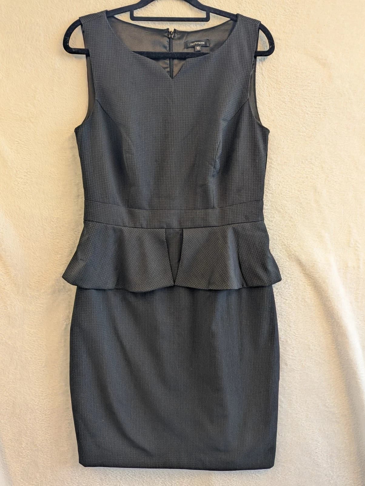 Portmans Dress Bundle Size 10 AUS 6 US Workwear Corporate Peplum Fit Flare Dress — photo 9 of 14