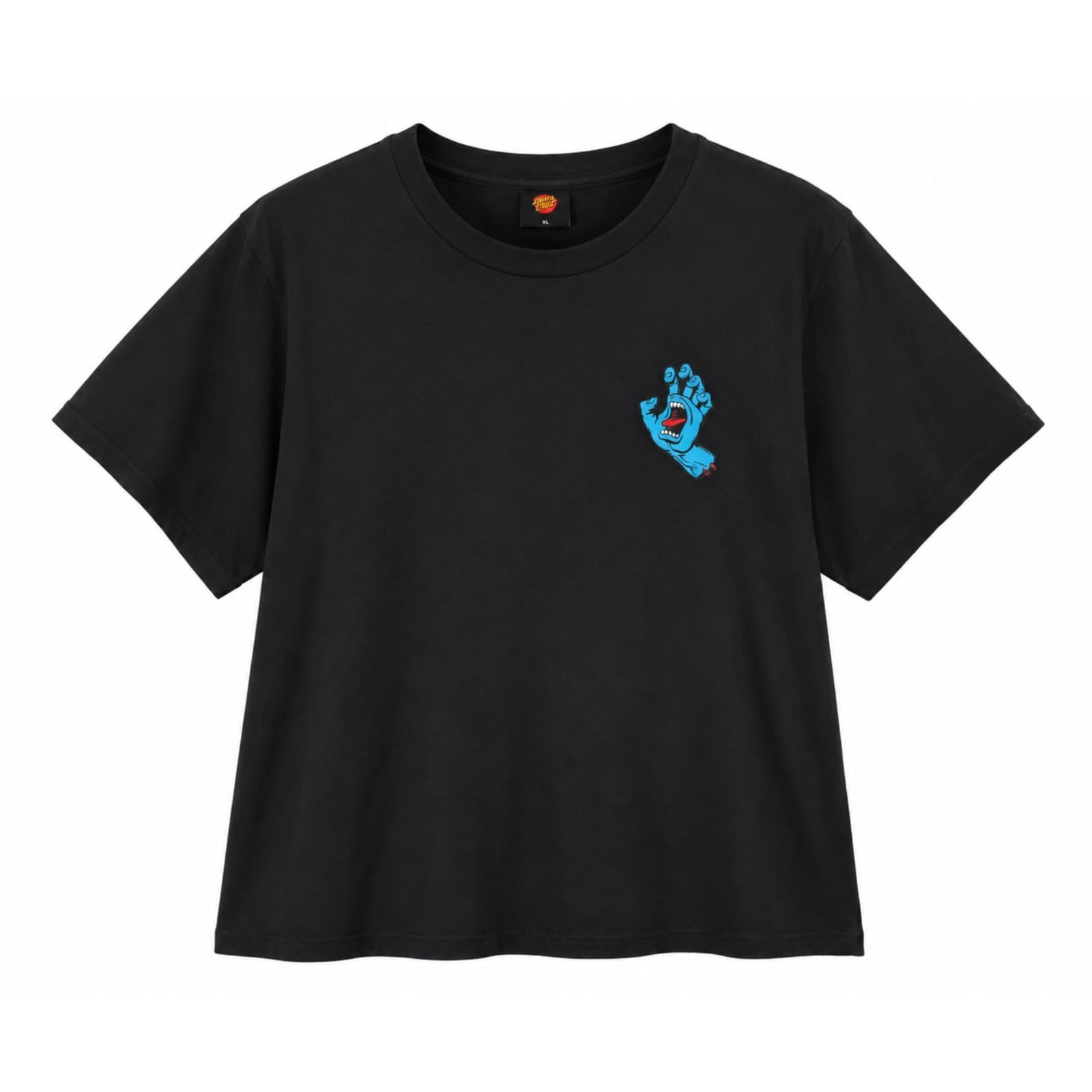 Santa Cruz Kids Tee Black Screaming Hand Graphic Skate Streetwear Youth Size 14 — photo 1 of 8