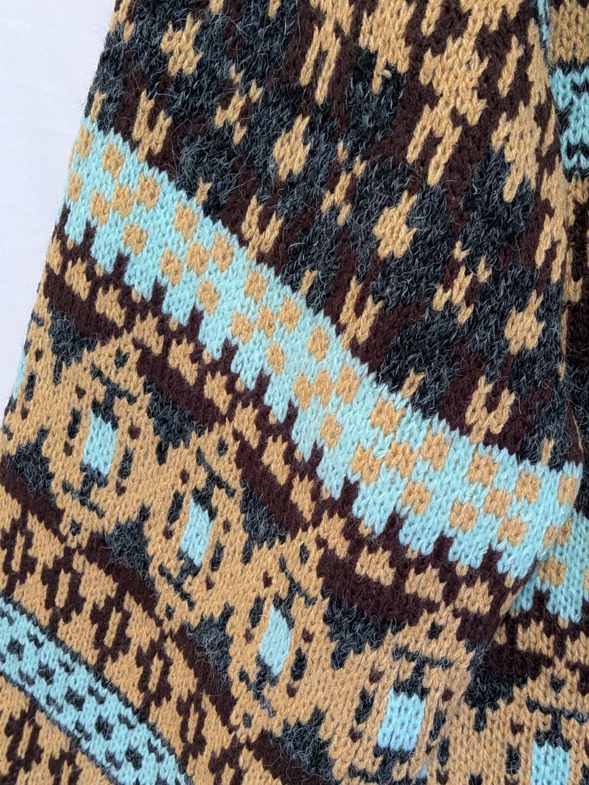 Isabella The Label Cardigan Womens AUS ML BNWT Boho Aztec Knit Grandpa Y2K — photo 7 of 10