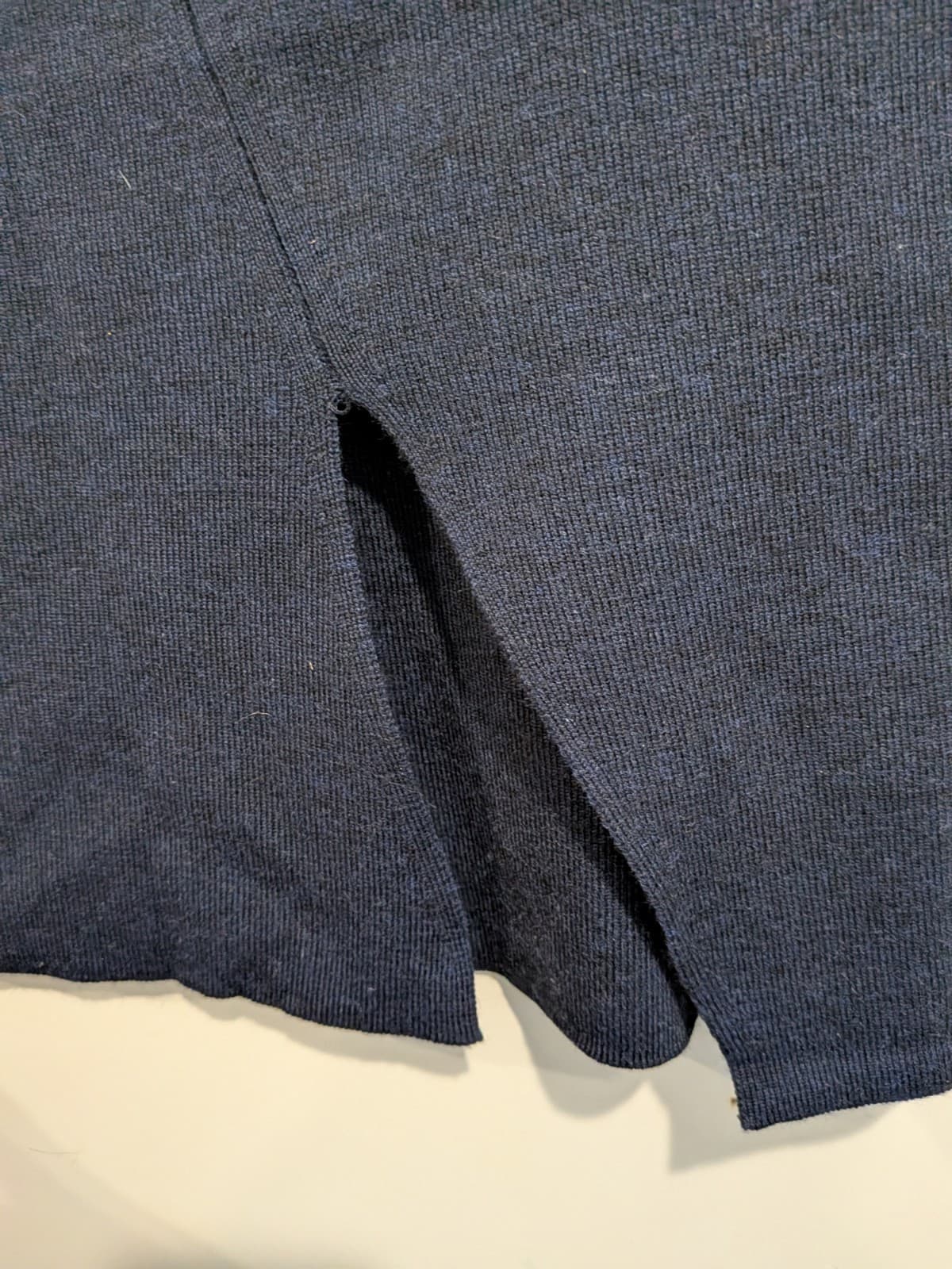 Country Road L Merino Wool Knit Top Skirt Set Navy Stripe Co Ord Woolmark — photo 12 of 18