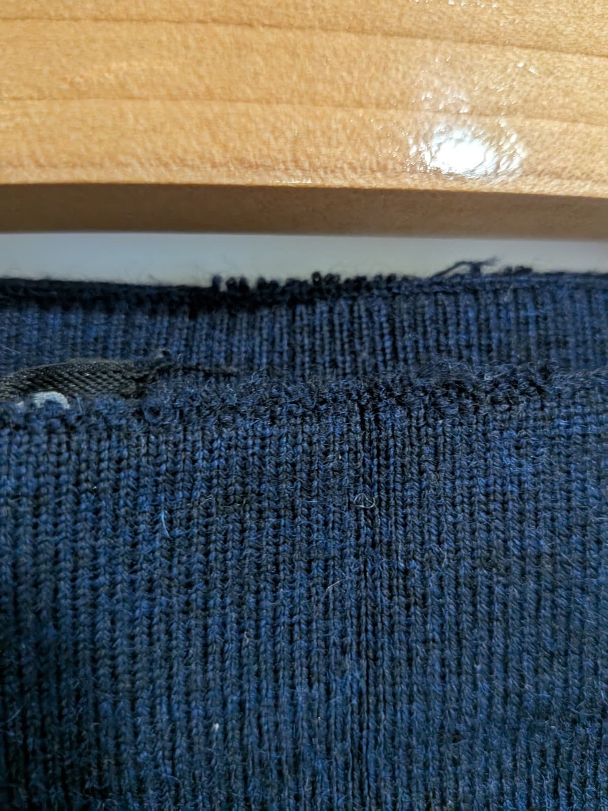 Country Road L Merino Wool Knit Top Skirt Set Navy Stripe Co Ord Woolmark — photo 13 of 18