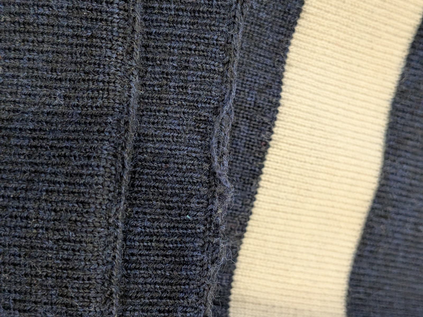 Country Road L Merino Wool Knit Top Skirt Set Navy Stripe Co Ord Woolmark — photo 17 of 18