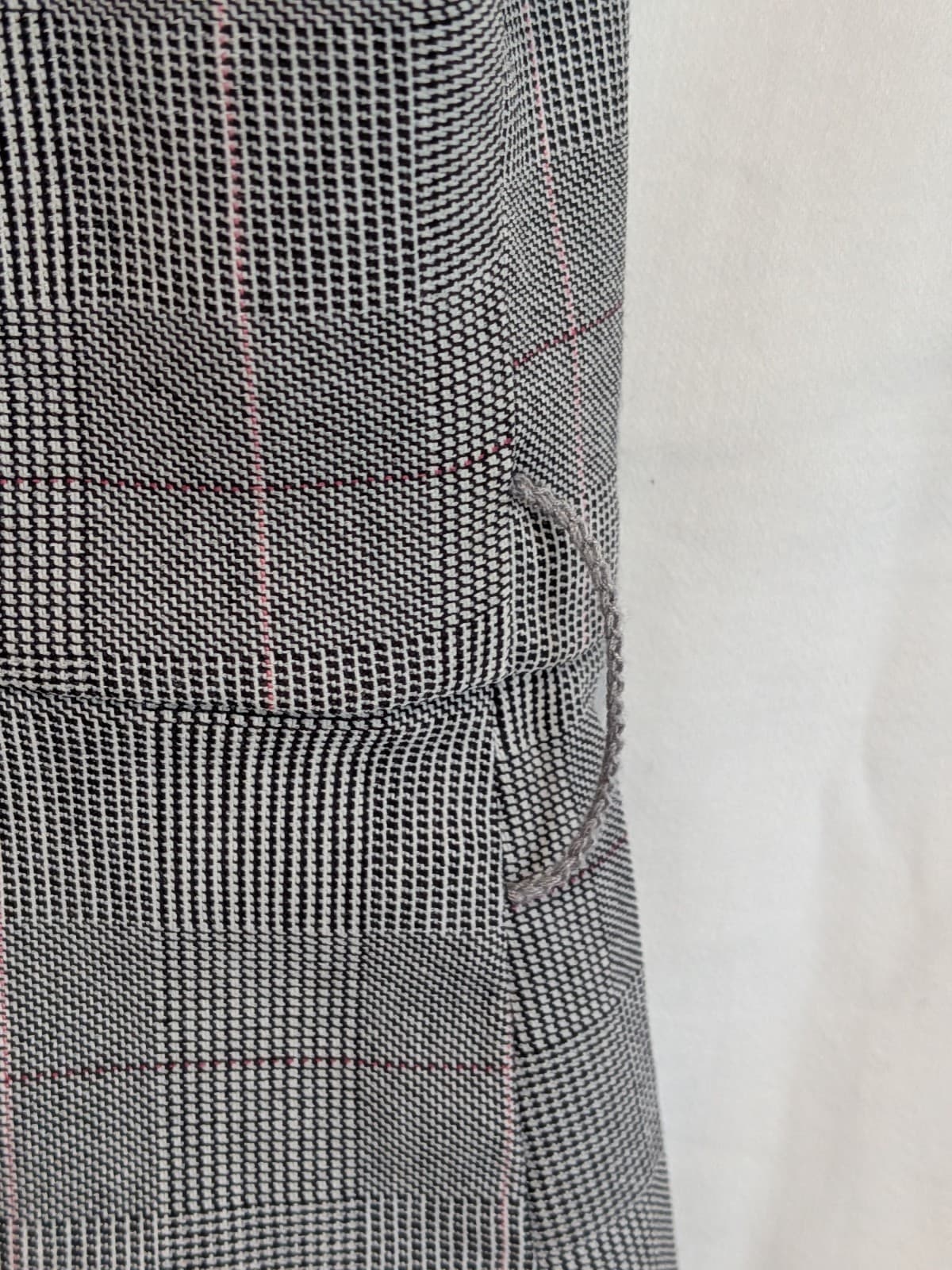Portmans Dress Size 16 AUS 12 US Grey Check Pencil Work Office Corporate — photo 9 of 12