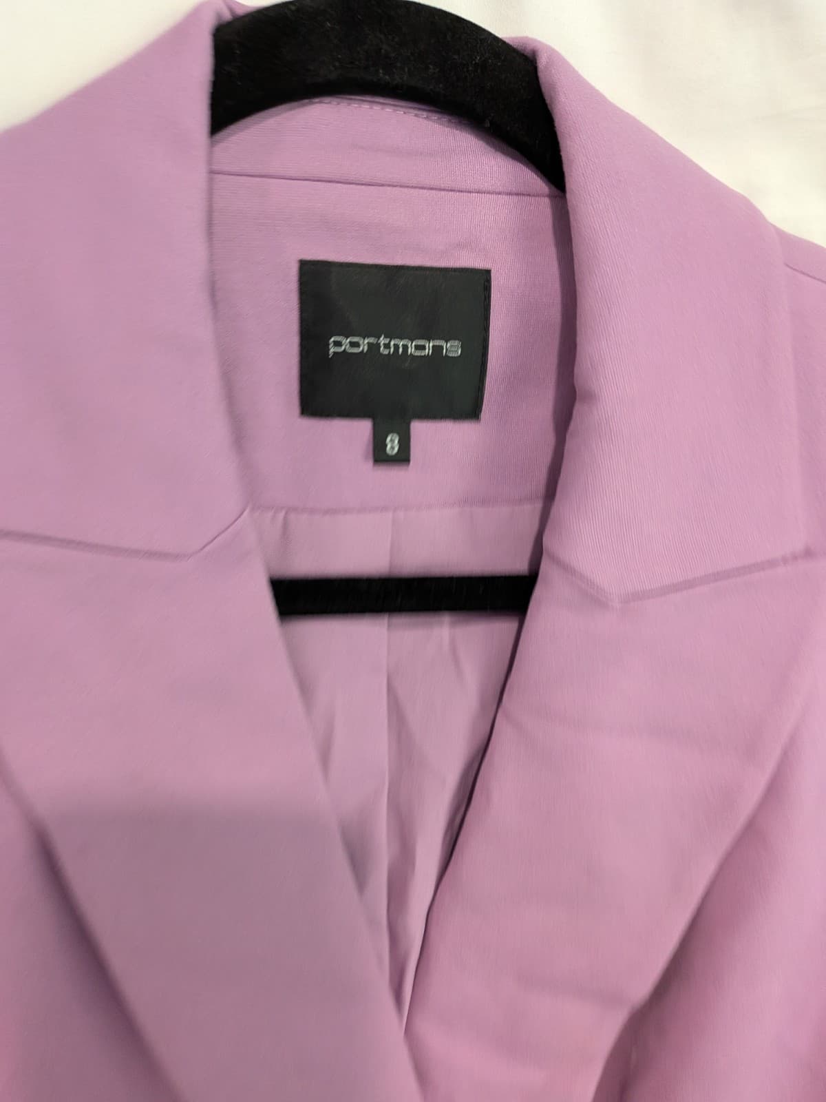 Portmans Blazer Size 8 AUS 4 US Lilac Double Breasted Work Corporate Jacket — photo 4 of 8
