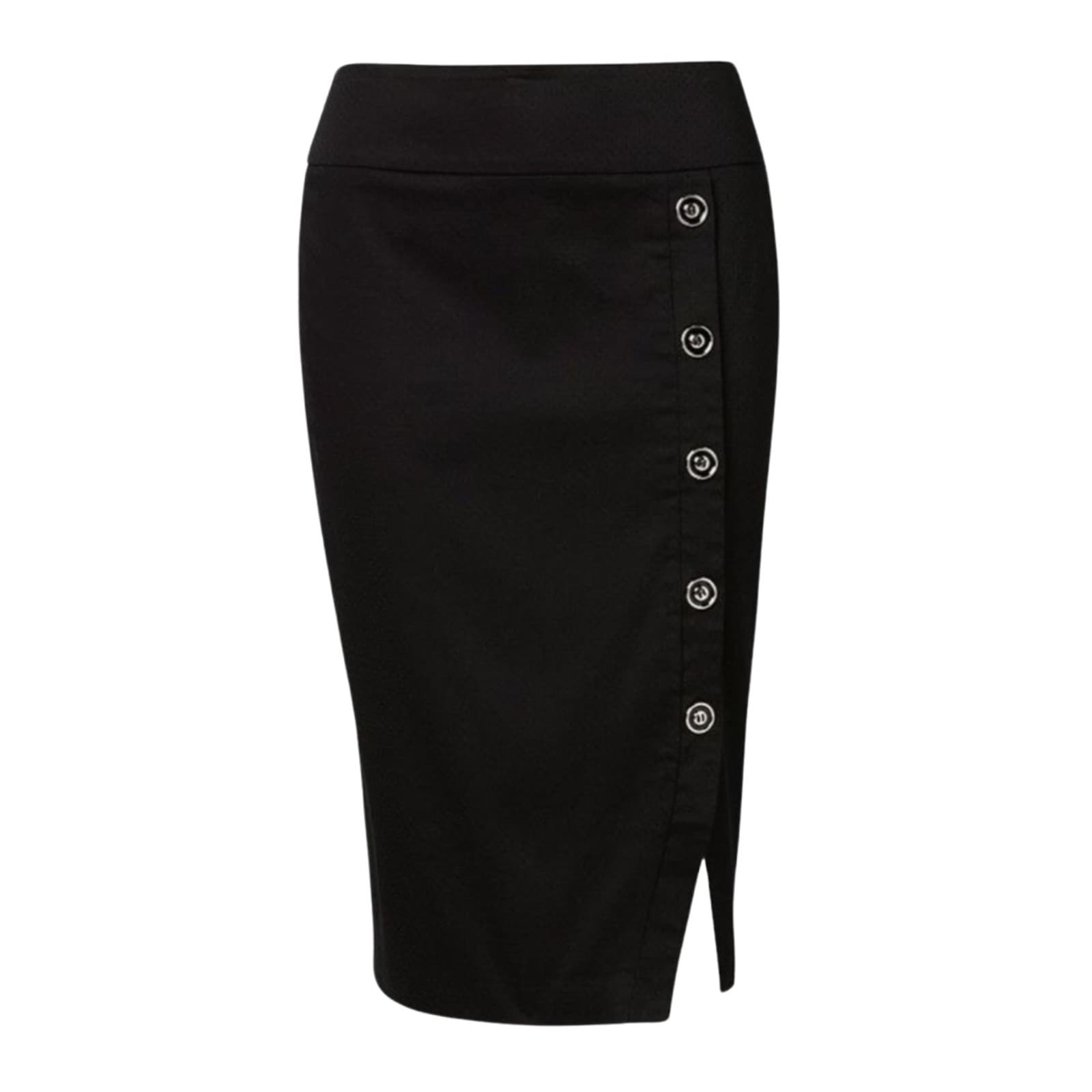 Review Skirt Size Aus 12 Us 8 Carrington Black Pencil Side Button Work Office — photo 1 of 6