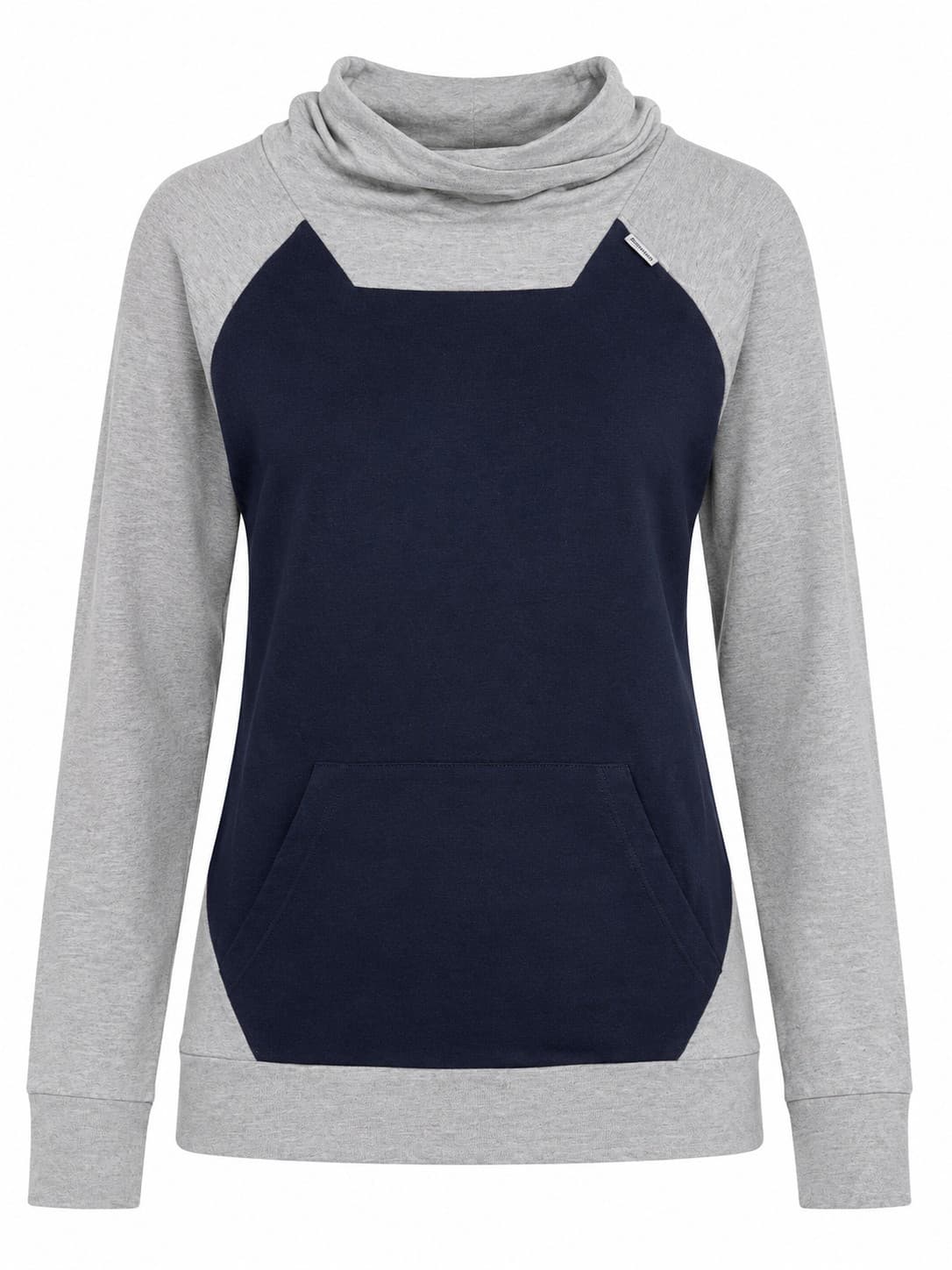 Macpac Hoodie Womens Size 14 Grey Navy Pullover Outdoor Hiking Casual Top — photo 2 of 9