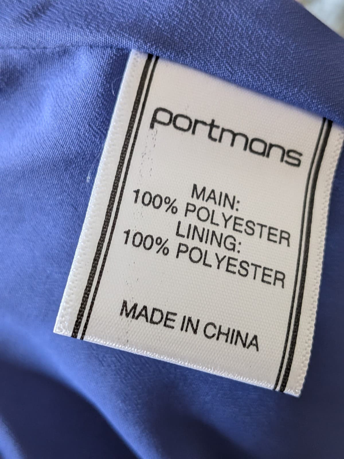 Portmans Pleated Midi Skirt Blue Chiffon Asymmetric High Low Size 16 AUS 12 US — photo 11 of 11