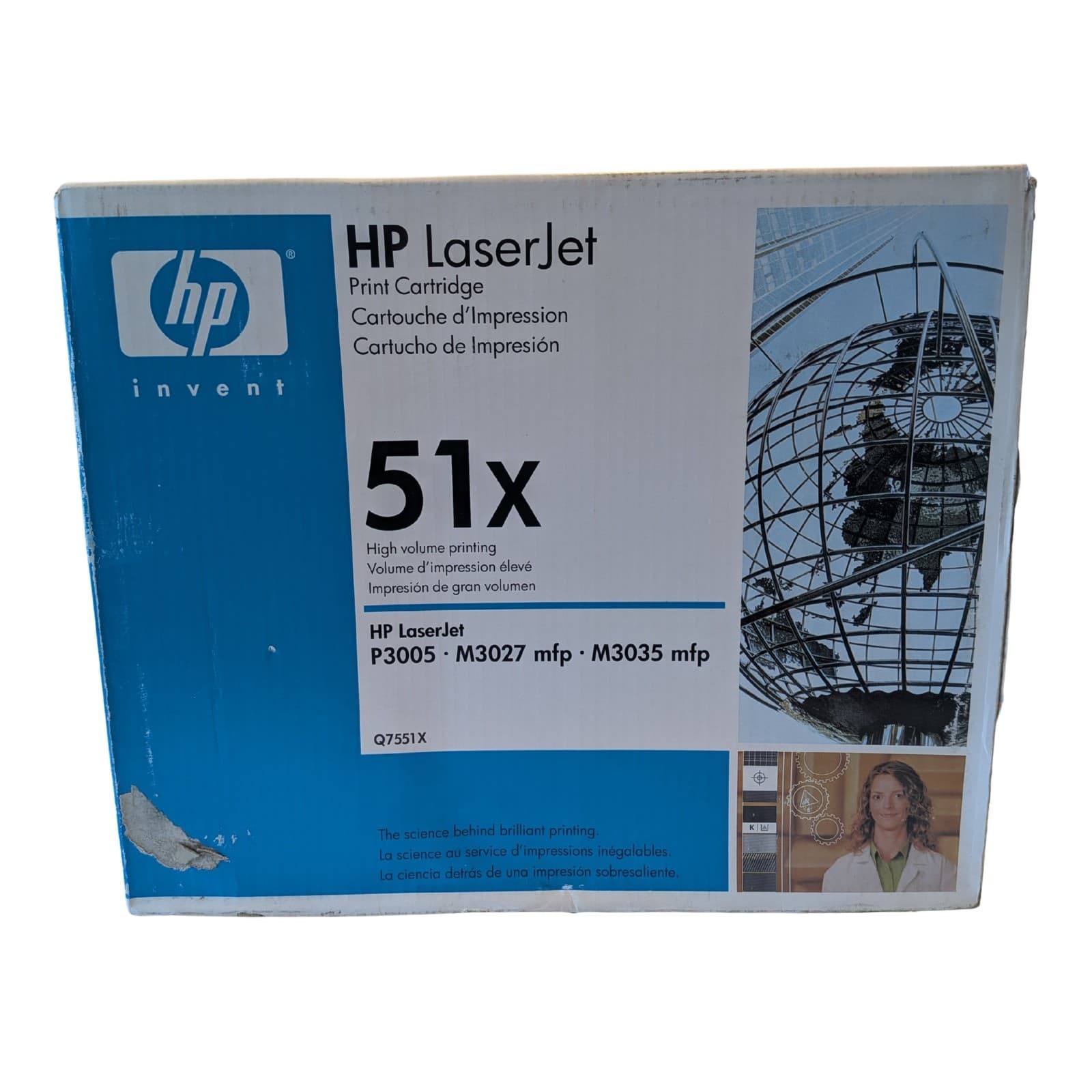Genuine HP 51X Q7551X Black Toner Cartridge Sealed Expired P3005 M3027 M3035 — photo 1 of 12
