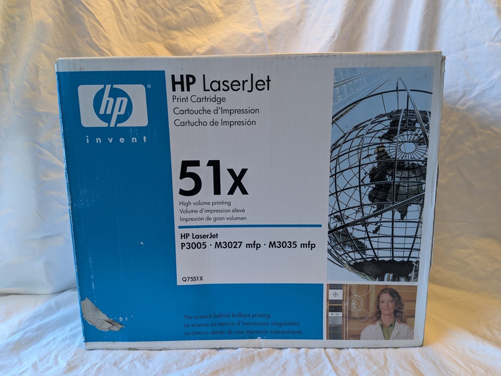 Genuine HP 51X Q7551X Black Toner Cartridge Sealed Expired P3005 M3027 M3035 — photo 2 of 12