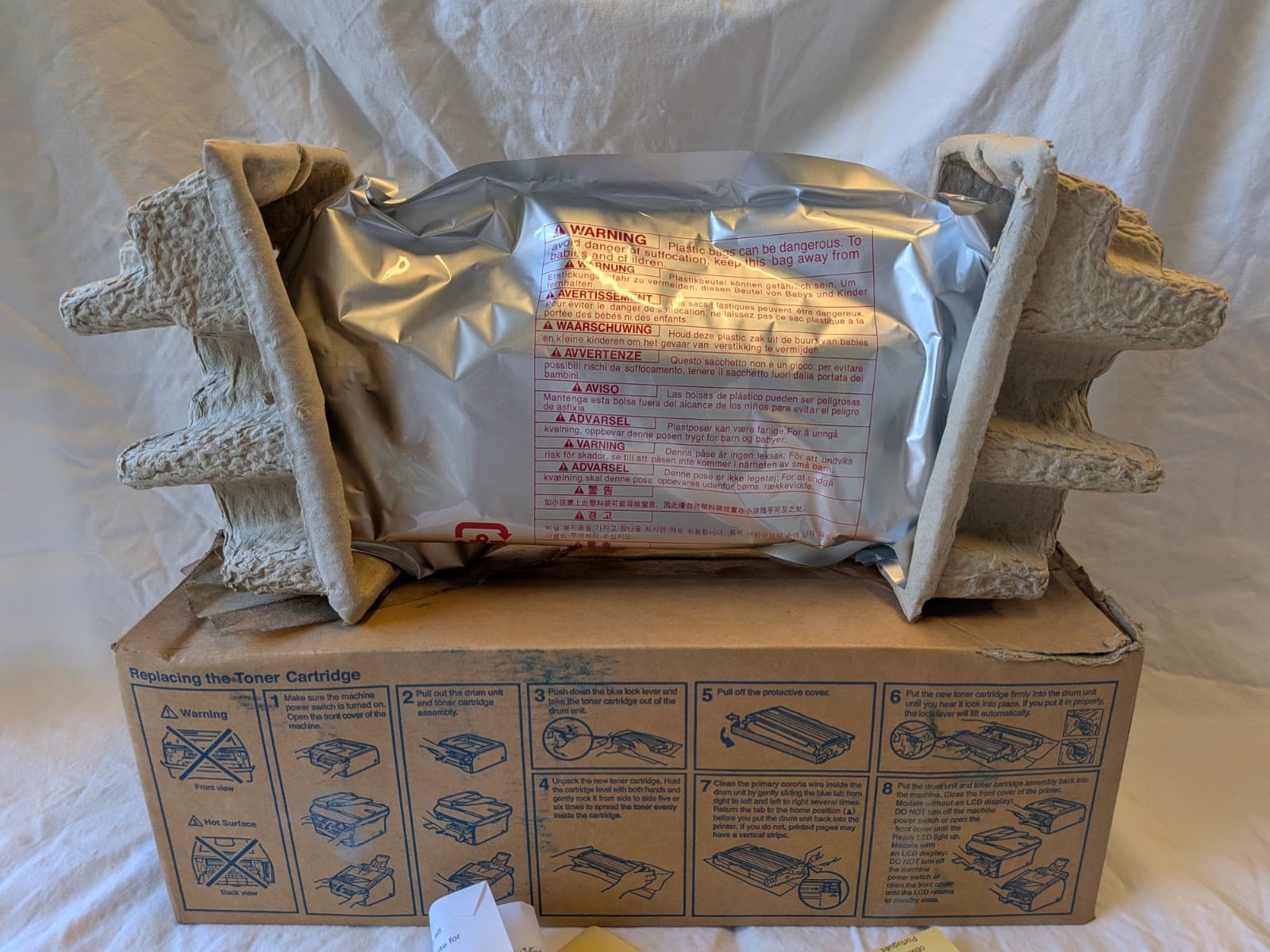 Genuine Brother TN-2025 Black Toner Cartridge Sealed OEM VERY EXPIRED Unused — photo 3 of 8