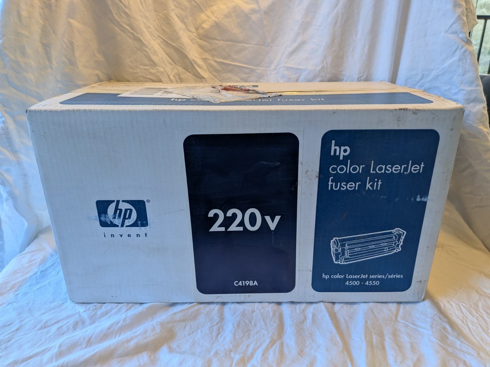 Genuine HP C4198A 220V Fuser Kit Sealed Expired Color LaserJet 4500 4550 OEM — photo 2 of 12