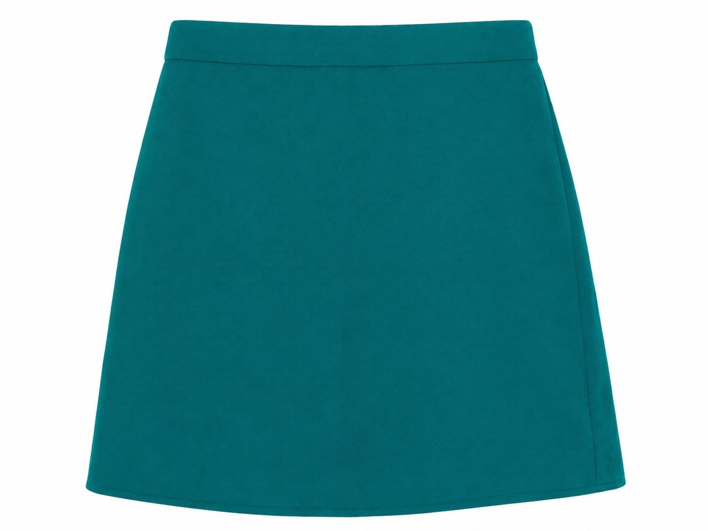 Portmans Green A Line Skirt Size 14 Work Office Career Zip Back Mini — photo 2 of 8