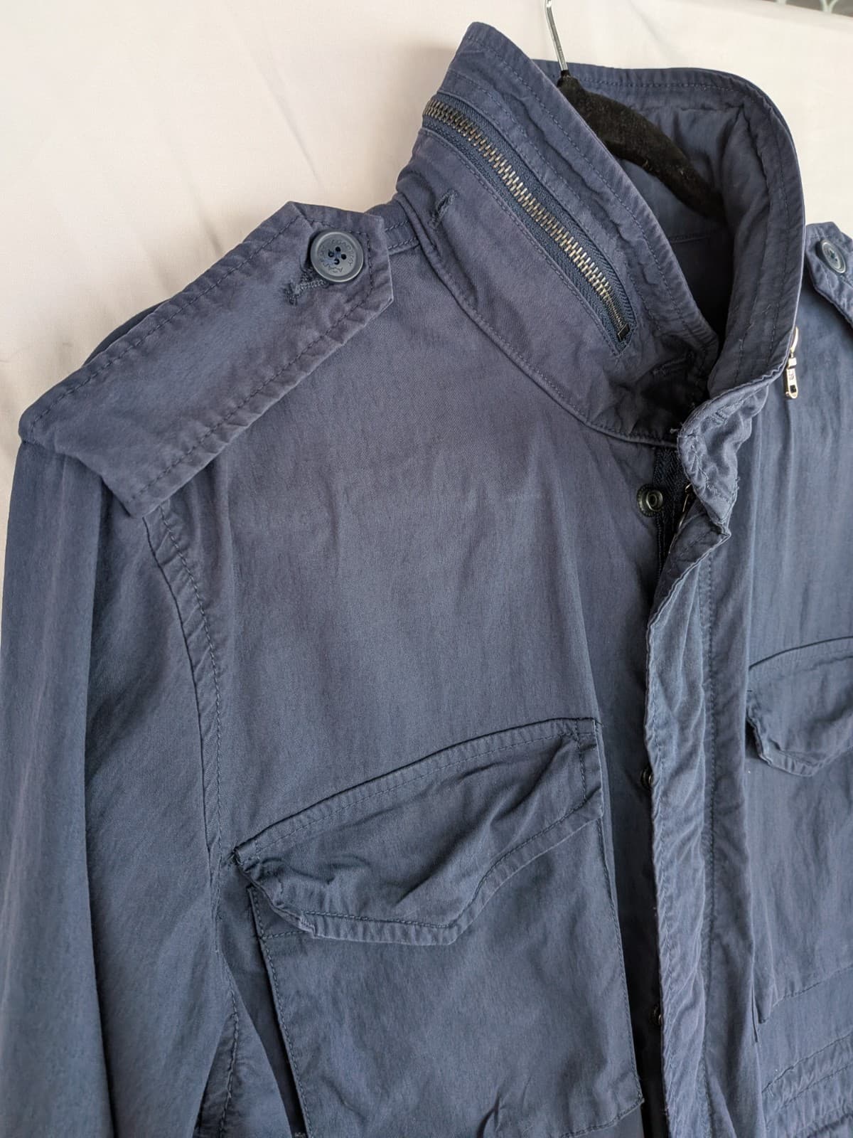 Academy Brand Jacket Mens Large Navy Military Field Utility Cotton Coat — photo 5 of 14