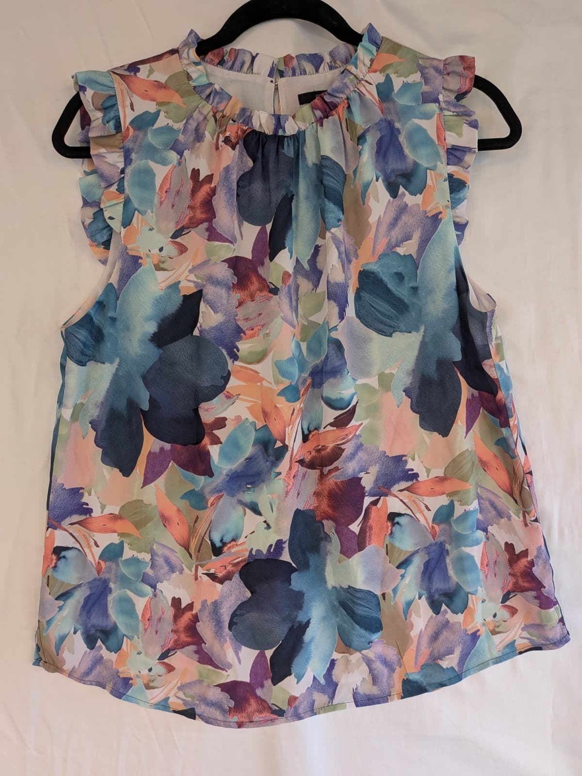 Portmans Tops Bundle Size 12 Workwear Office Floral Sleeveless Blouses Green — photo 2 of 18