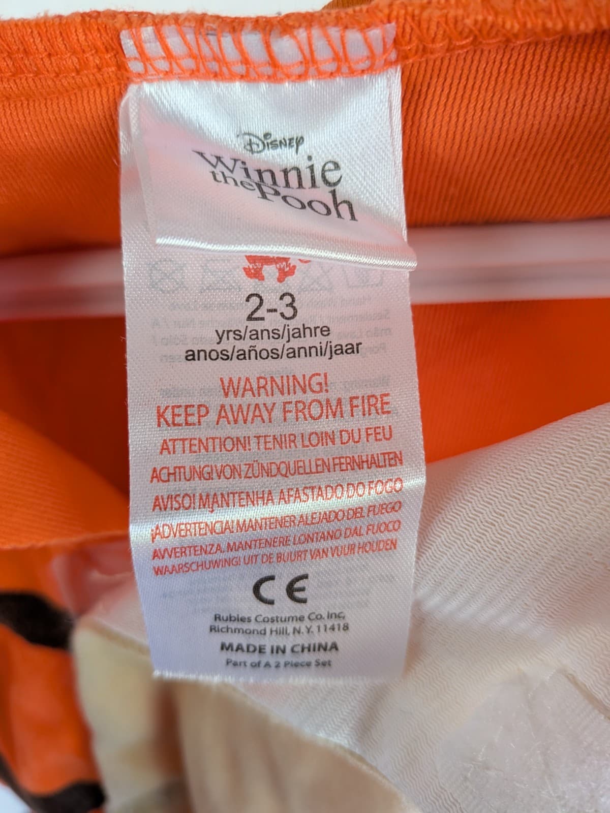 Tigger Winnie The Pooh Toddler Costume Book Week Jumpsuit — photo 7 of 7