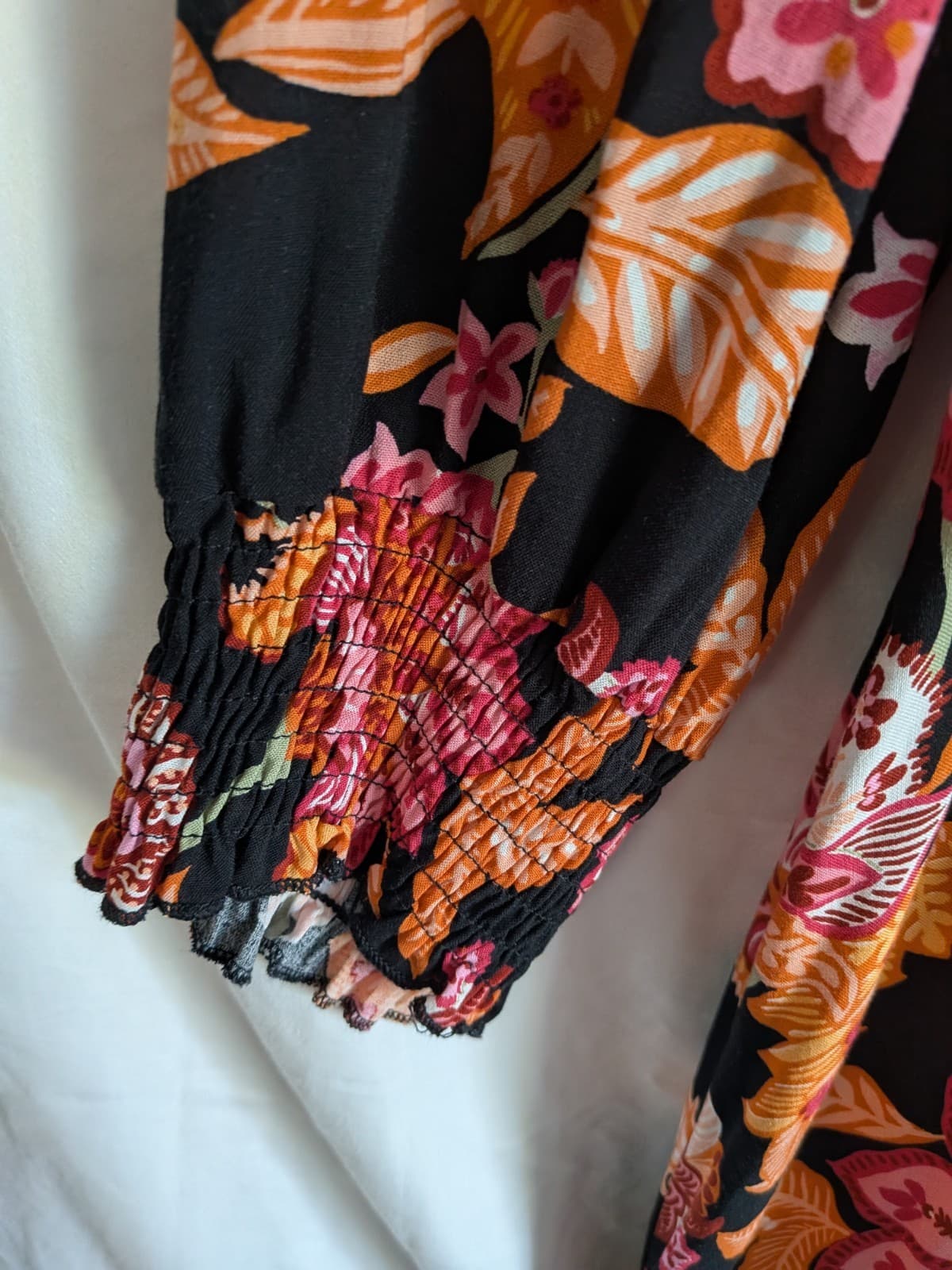 Dreamcatcher Dress Size 16 2XL Black Pink Floral Rayon Boho Maxi Plus Size BNWT — photo 6 of 15