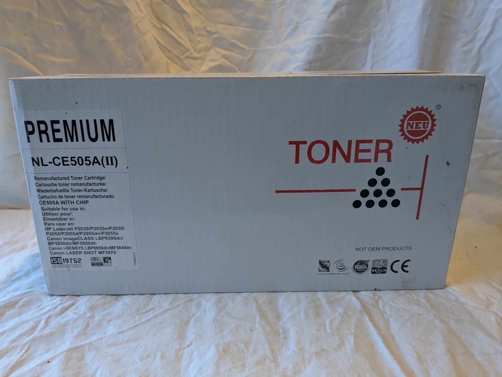5x HP CE505A CE505X Compatible Toner Cartridges Job Lot Unopened Expired Read — photo 7 of 15