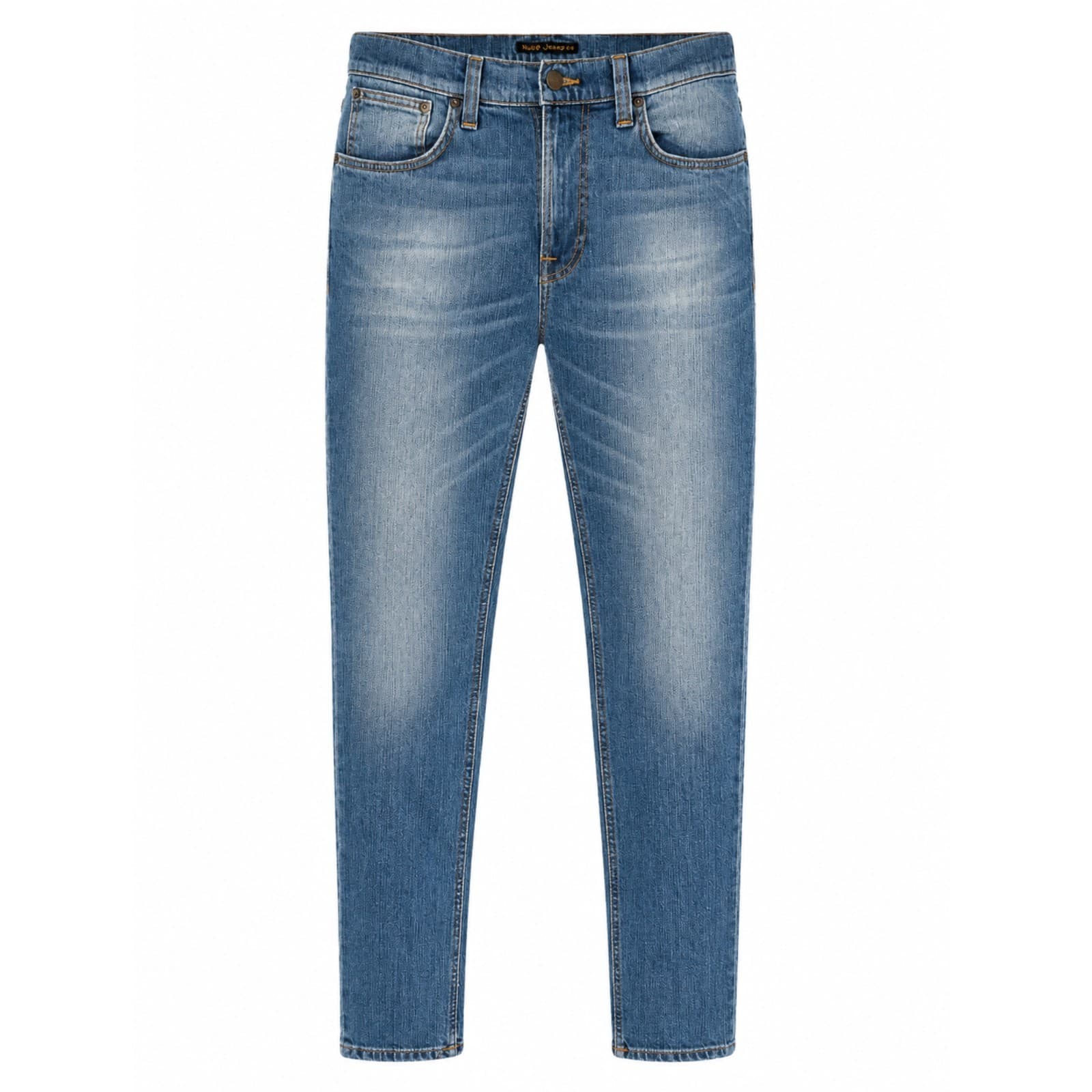 Nudie Jeans Co Slim Straight Jeans W32 L32 Blue Faded Denim Mens — photo 1 of 10