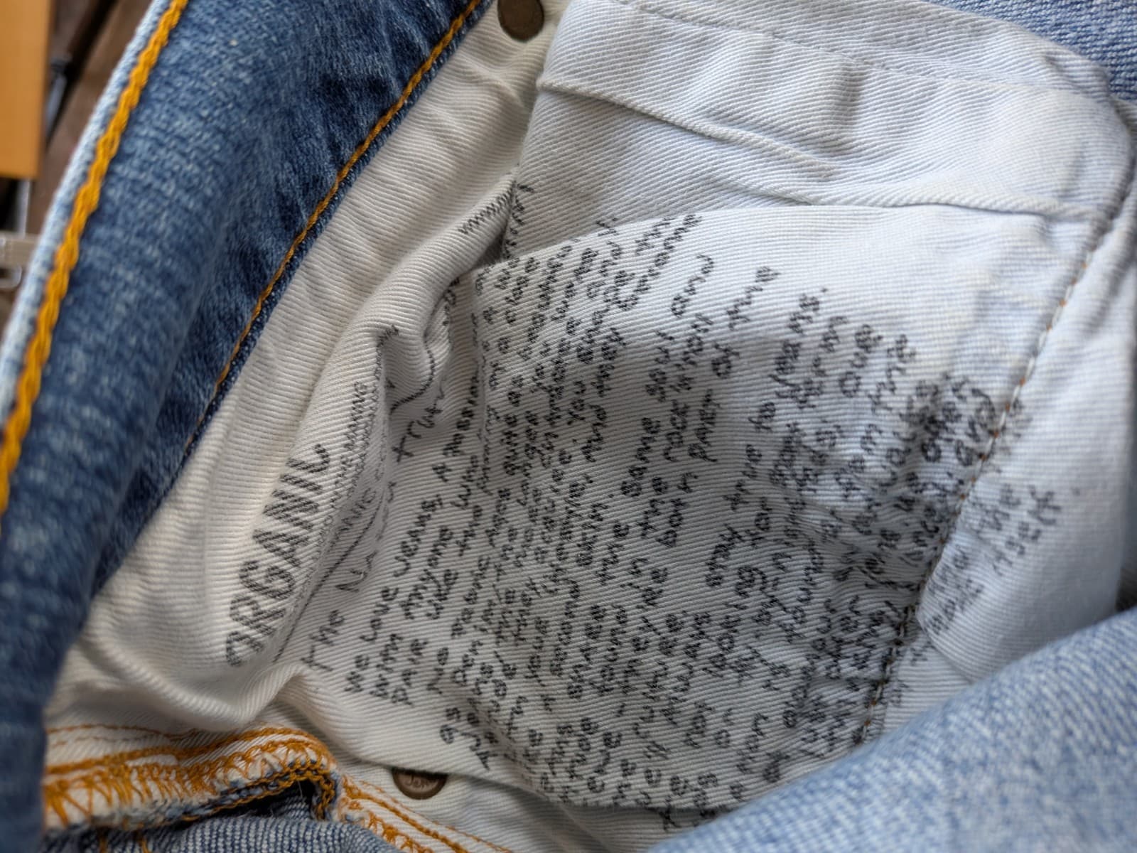 Nudie Jeans Co Slim Straight Jeans W32 L32 Blue Faded Denim Mens — photo 9 of 10