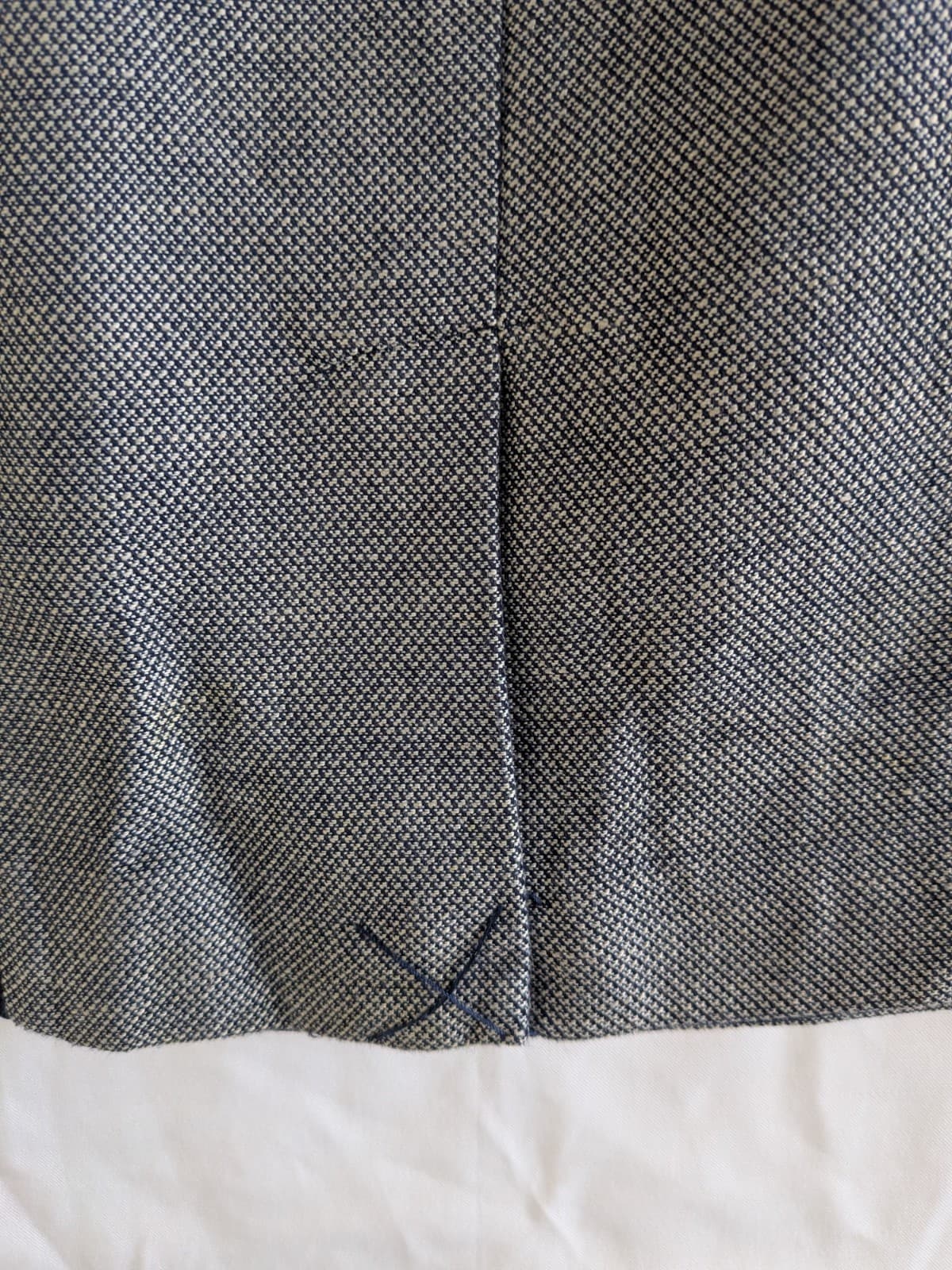 Portmans Dress Size 10 Grey Linen Blend Pencil Work Office Career Knee Length — photo 12 of 12