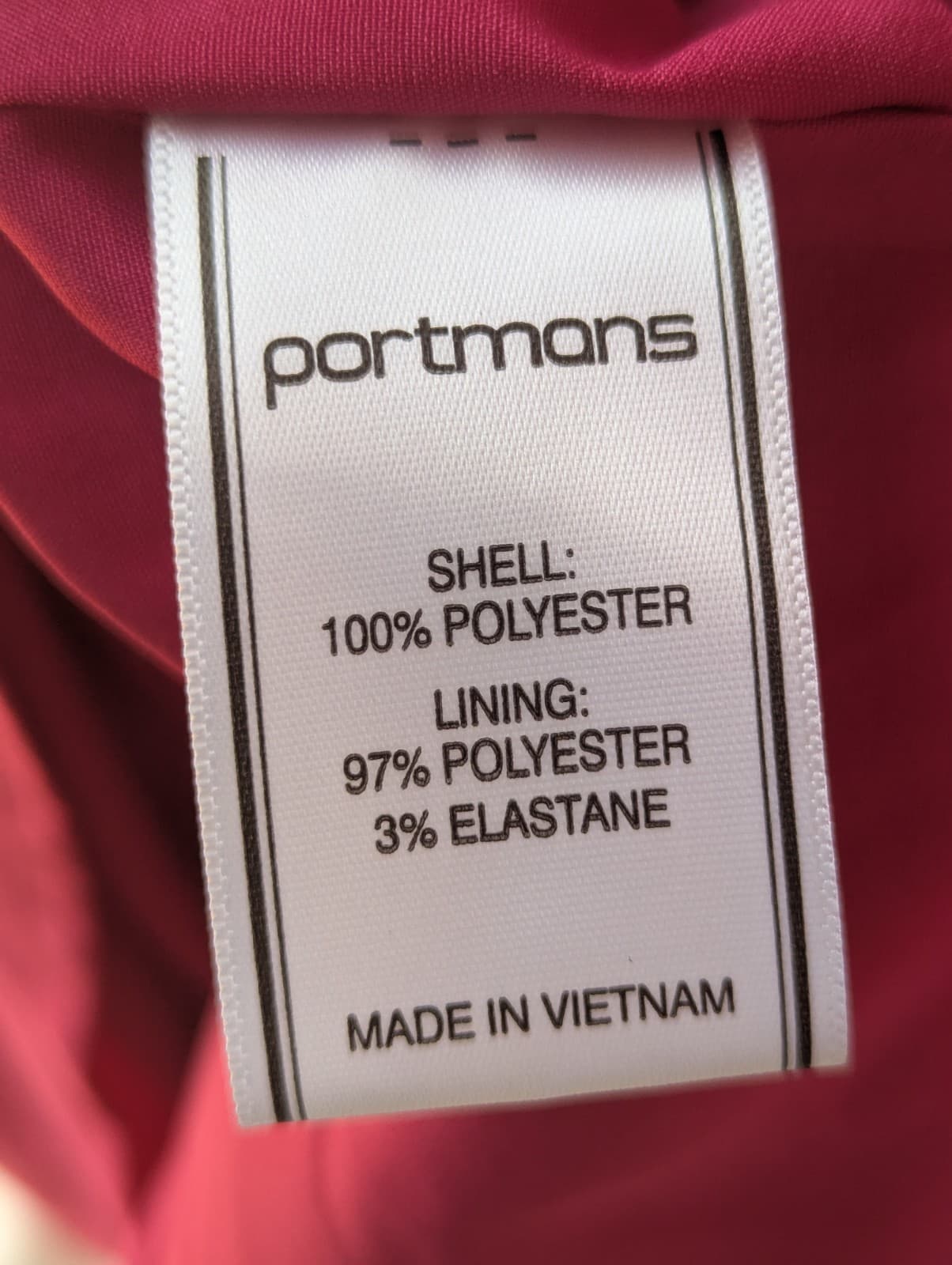 Portmans Dress Plus Size AUS 16 US 12 Pink Tweed Ruffle Hem Shift Cocktail — photo 8 of 11