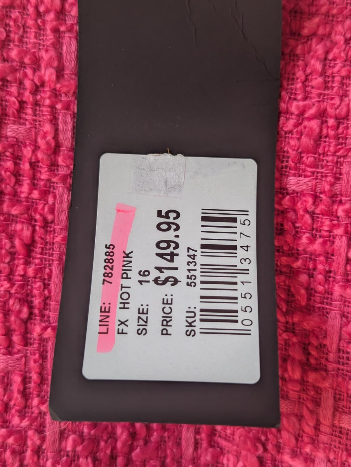 Portmans Dress Plus Size AUS 16 US 12 Pink Tweed Ruffle Hem Shift Cocktail — photo 10 of 11