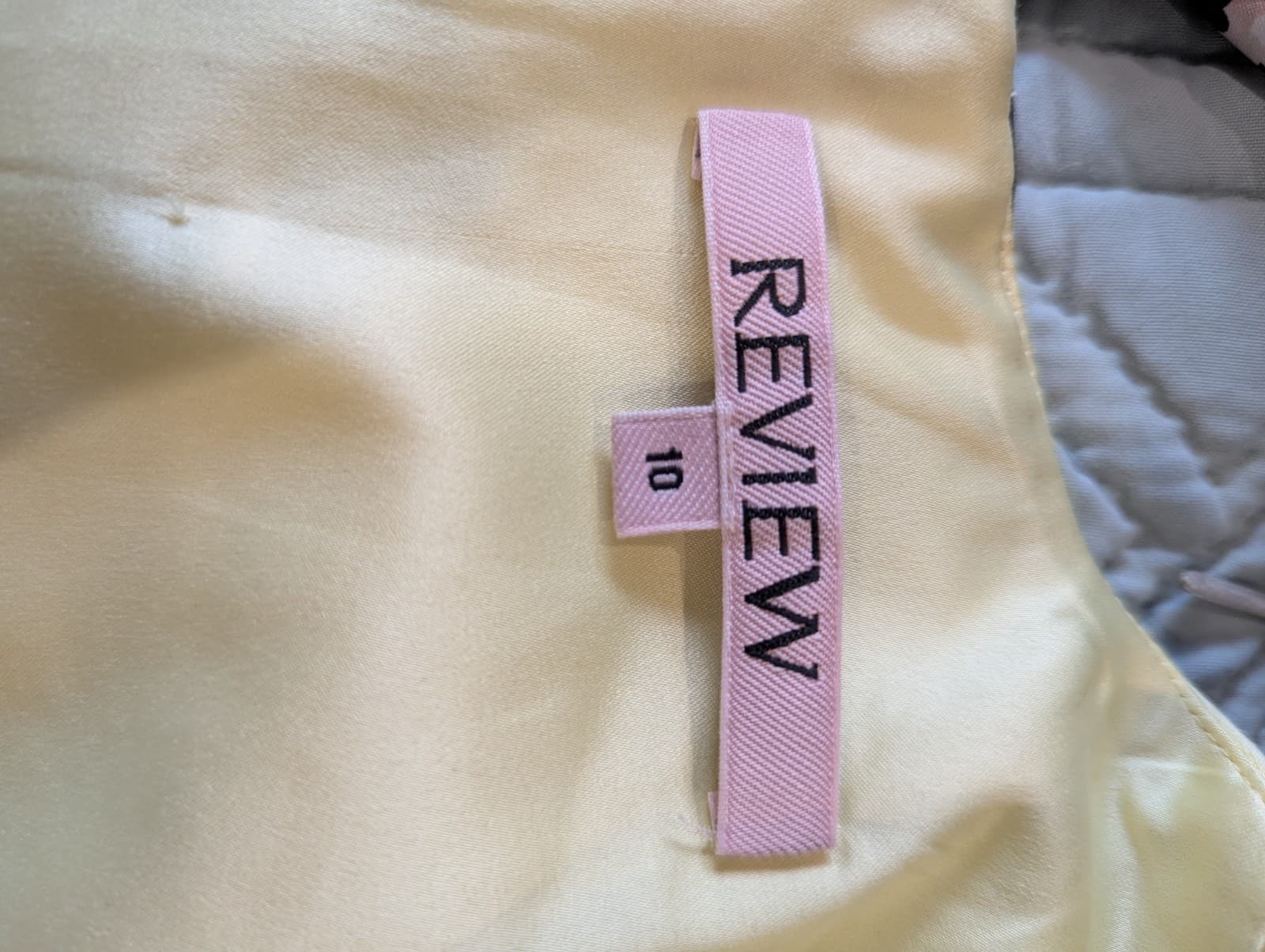 Review Dress Size Aus 10 US 6 Yellow Floral Pencil Pinup Retro Cocktail β photo 5 of 5