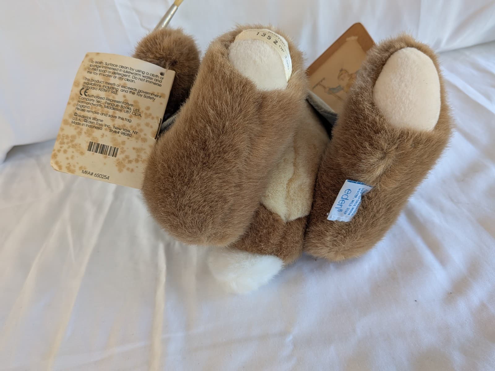 Peter Rabbit Plush Beatrix Potter Eden Toys Museum Fine Arts Boston Collectable — photo 13 of 18